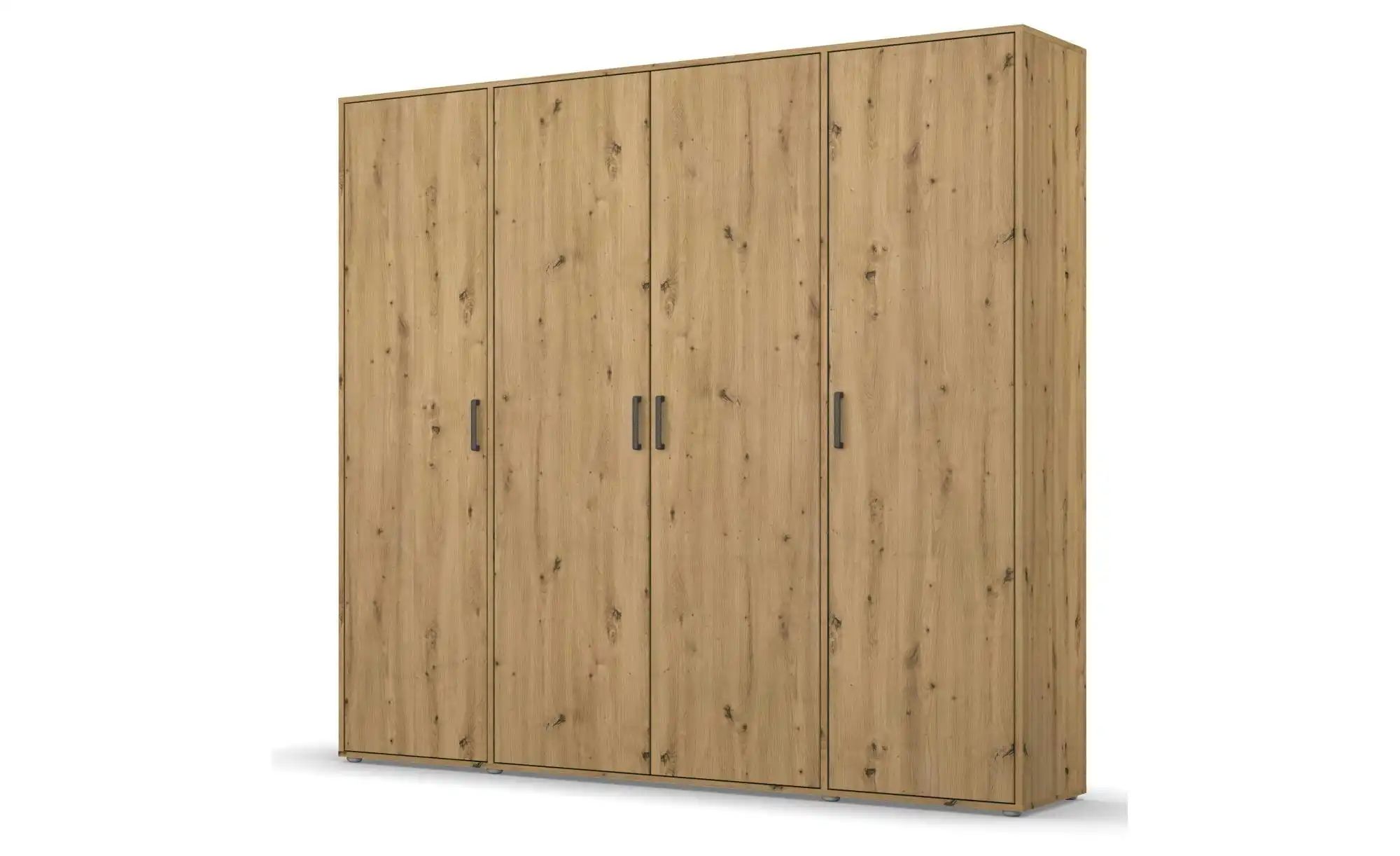 Drehtürenschrank  Yarm ¦ braun ¦ Maße (cm): B: 187 H: 194 Schränke > Kleide günstig online kaufen