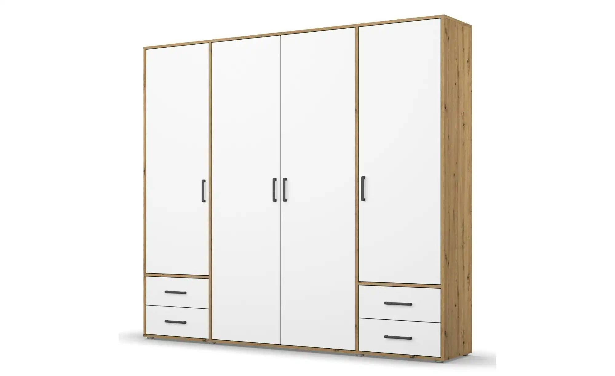 Drehtürenschrank  Yarm ¦ braun ¦ Maße (cm): B: 187 H: 194 Schränke > Kleide günstig online kaufen