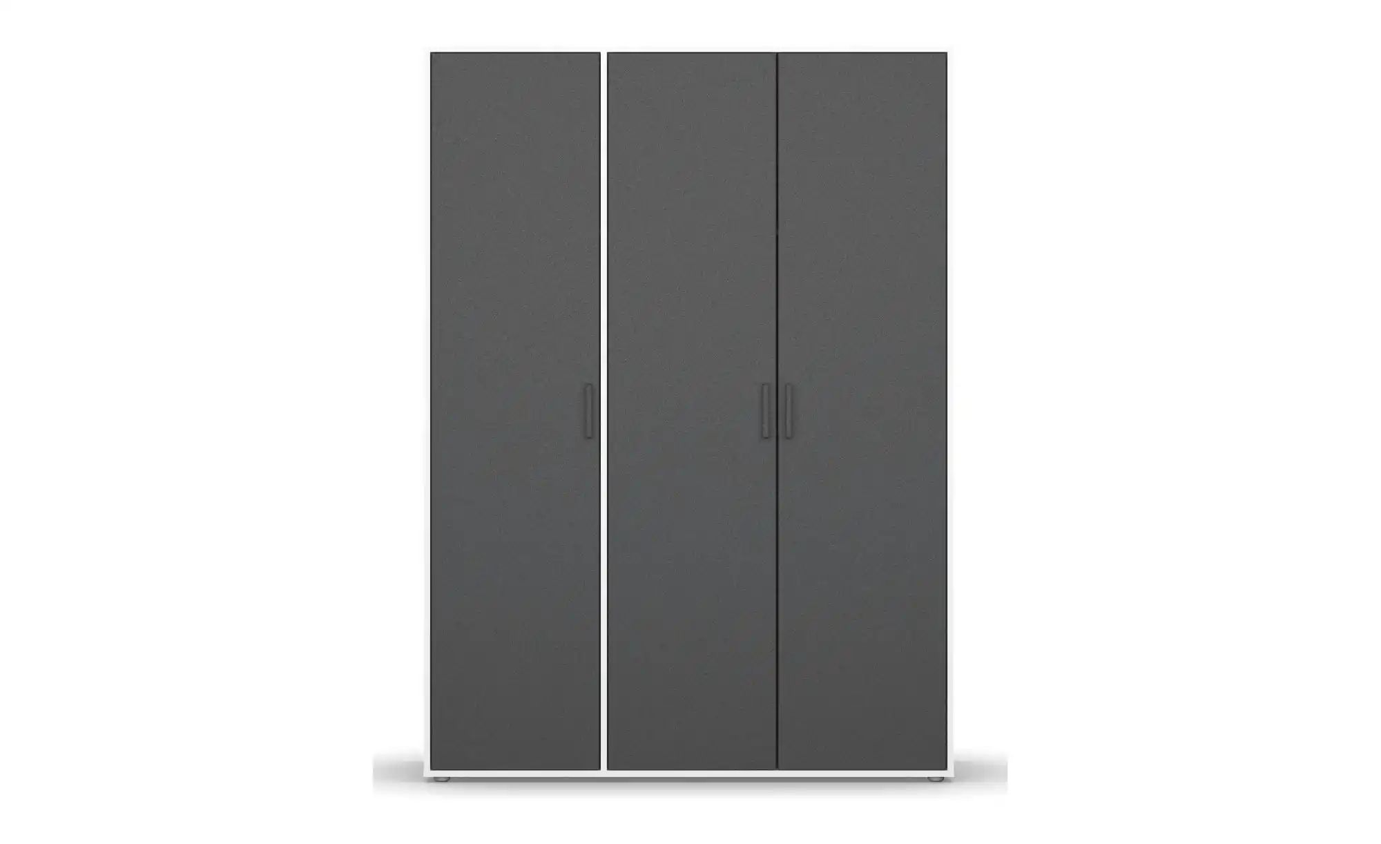 Drehtürenschrank  Yarm ¦ weiß ¦ Maße (cm): B: 140 H: 194 Schränke > Kleider günstig online kaufen