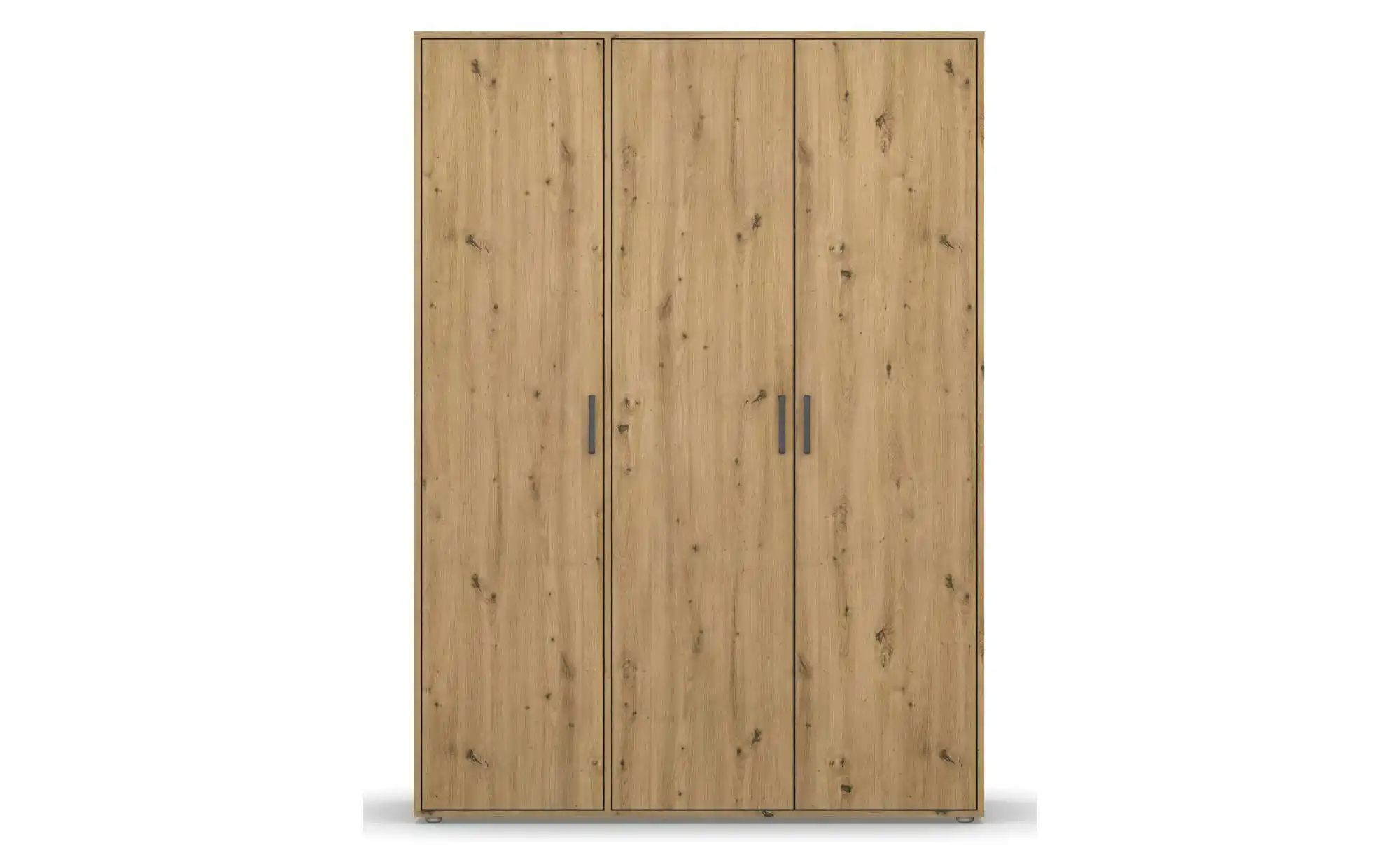 Drehtürenschrank  Yarm ¦ braun ¦ Maße (cm): B: 140 H: 194 Schränke > Kleide günstig online kaufen
