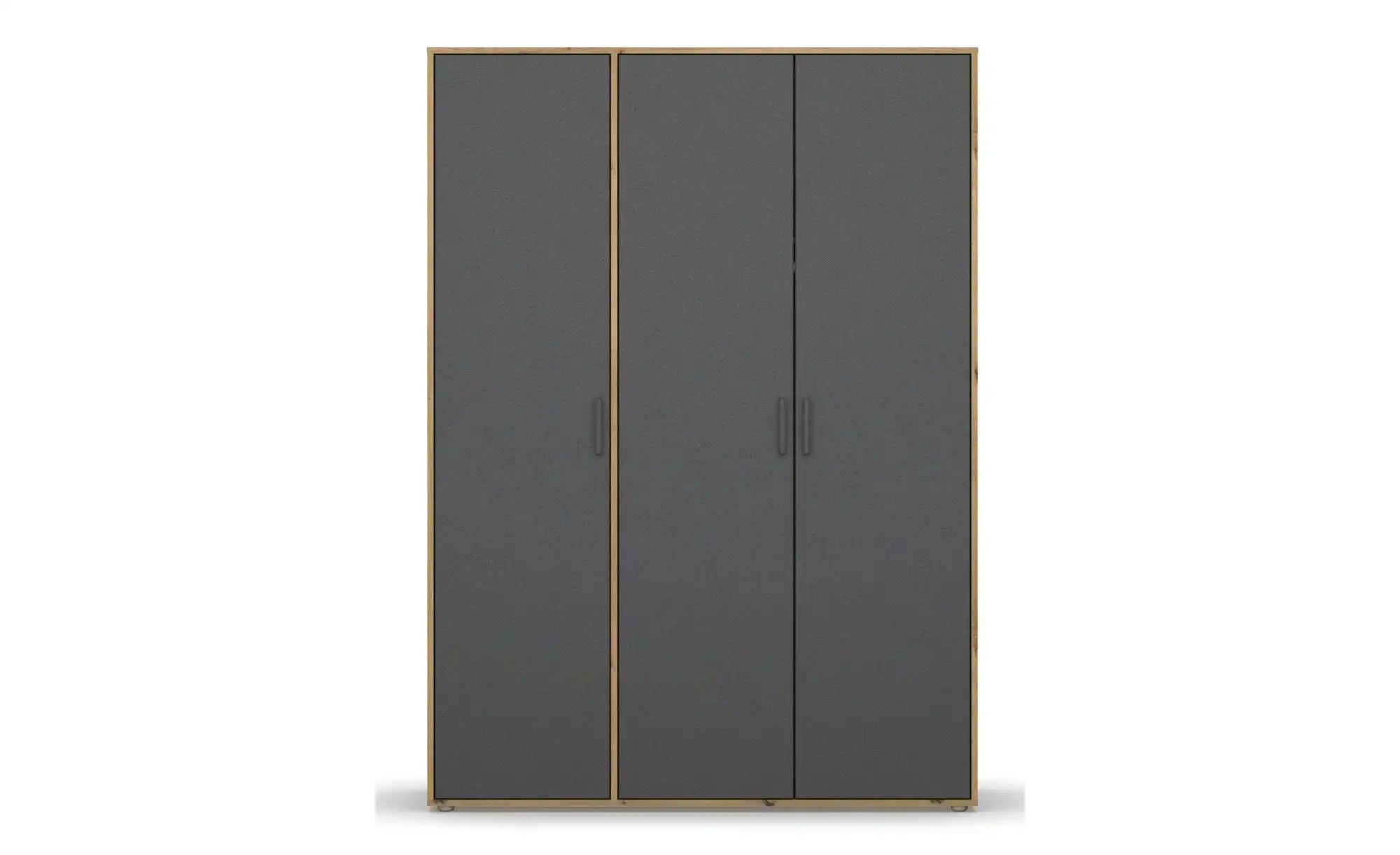 Drehtürenschrank  Yarm ¦ braun ¦ Maße (cm): B: 140 H: 194 Schränke > Kleide günstig online kaufen