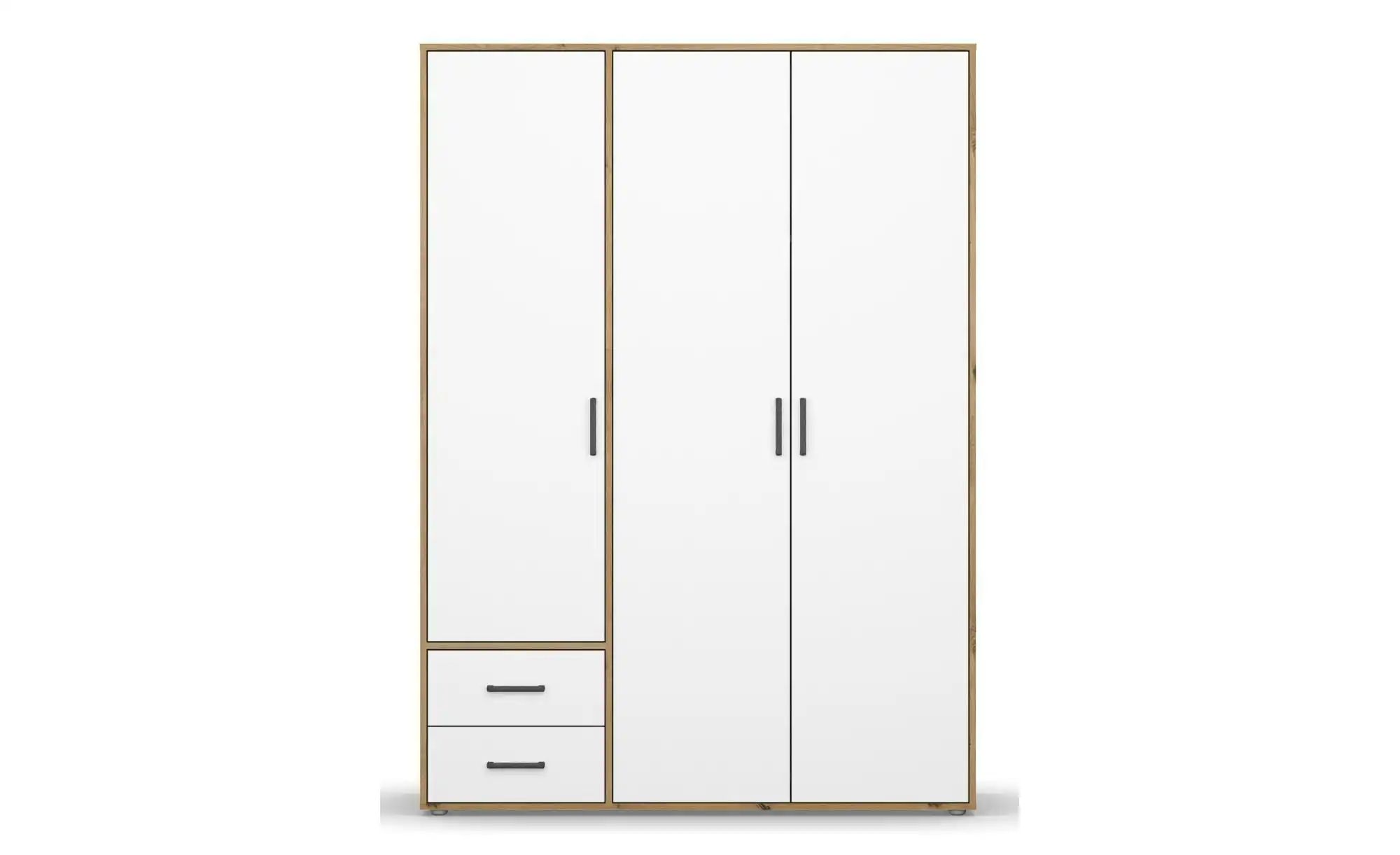 Drehtürenschrank  Yarm ¦ braun ¦ Maße (cm): B: 140 H: 194 Schränke > Kleide günstig online kaufen