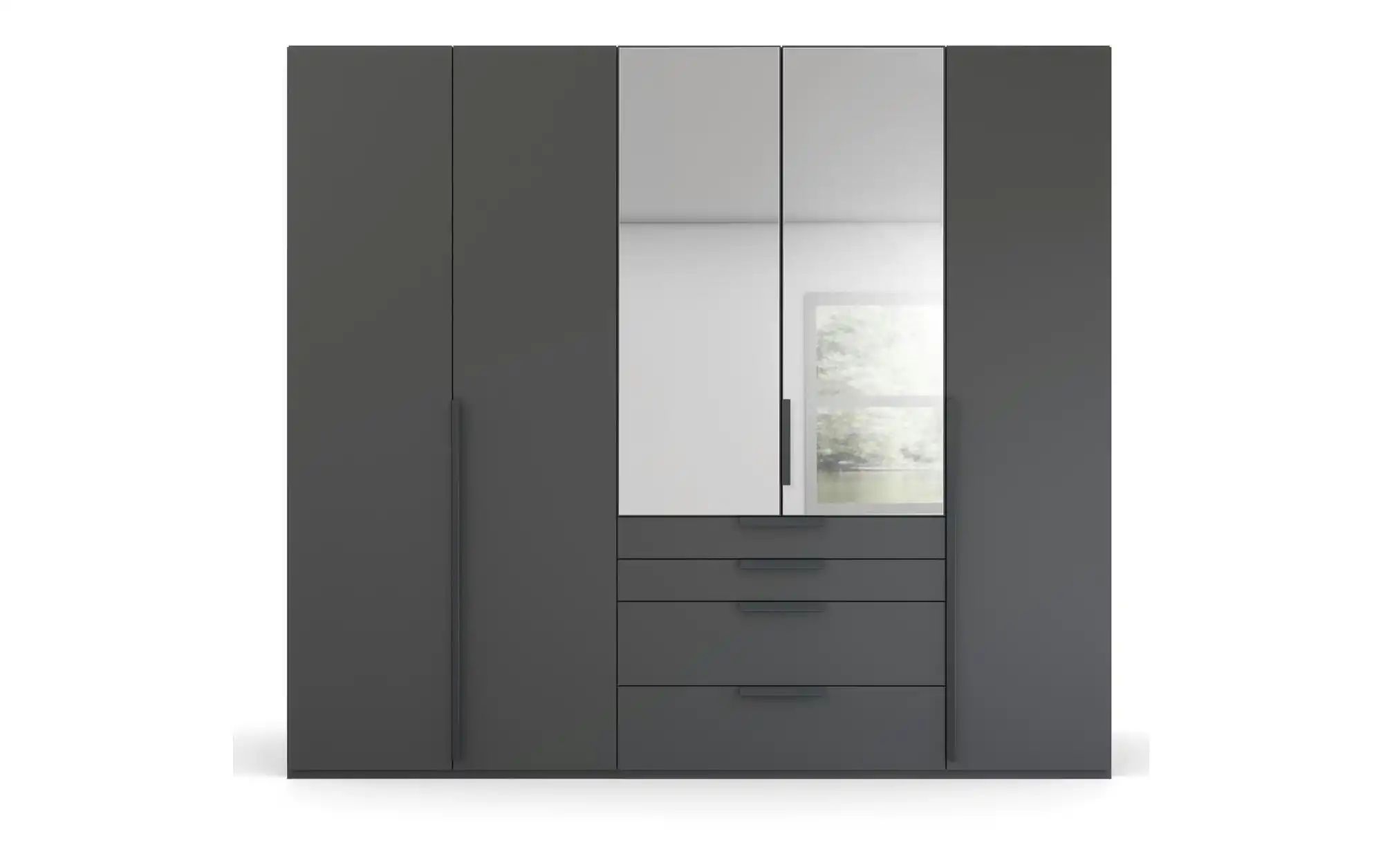 Drehtürenschrank  Port Talbot ¦ schwarz ¦ Maße (cm): B: 251 H: 223 Schränke günstig online kaufen