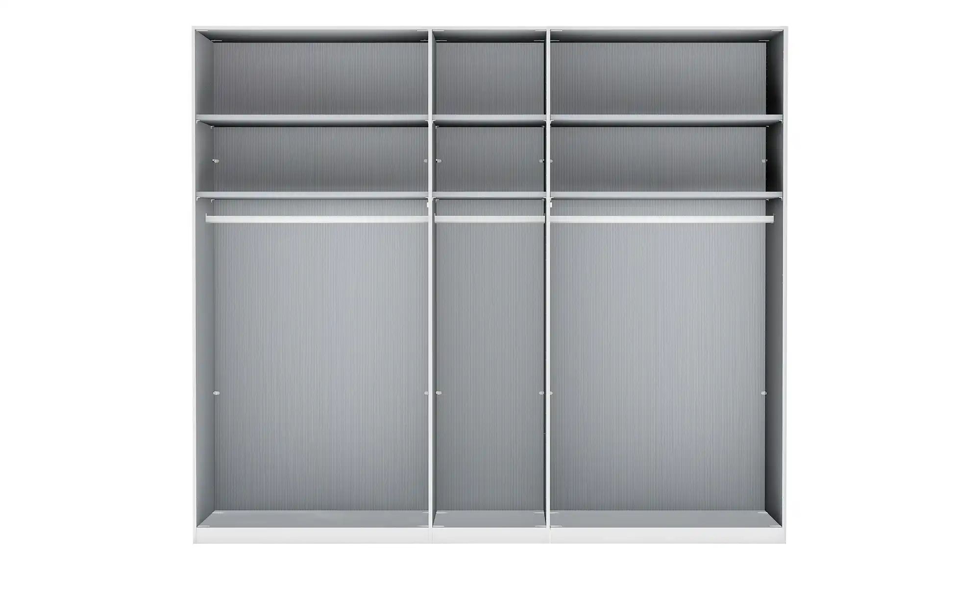 Thumbnail - Kleiderschrank 5- türig Velua 2 ¦ grau ¦ Maße (cm): B: 250 H: 236 T: 58.0 Schränke > Kleiderschränke > Drehtürenschränke...