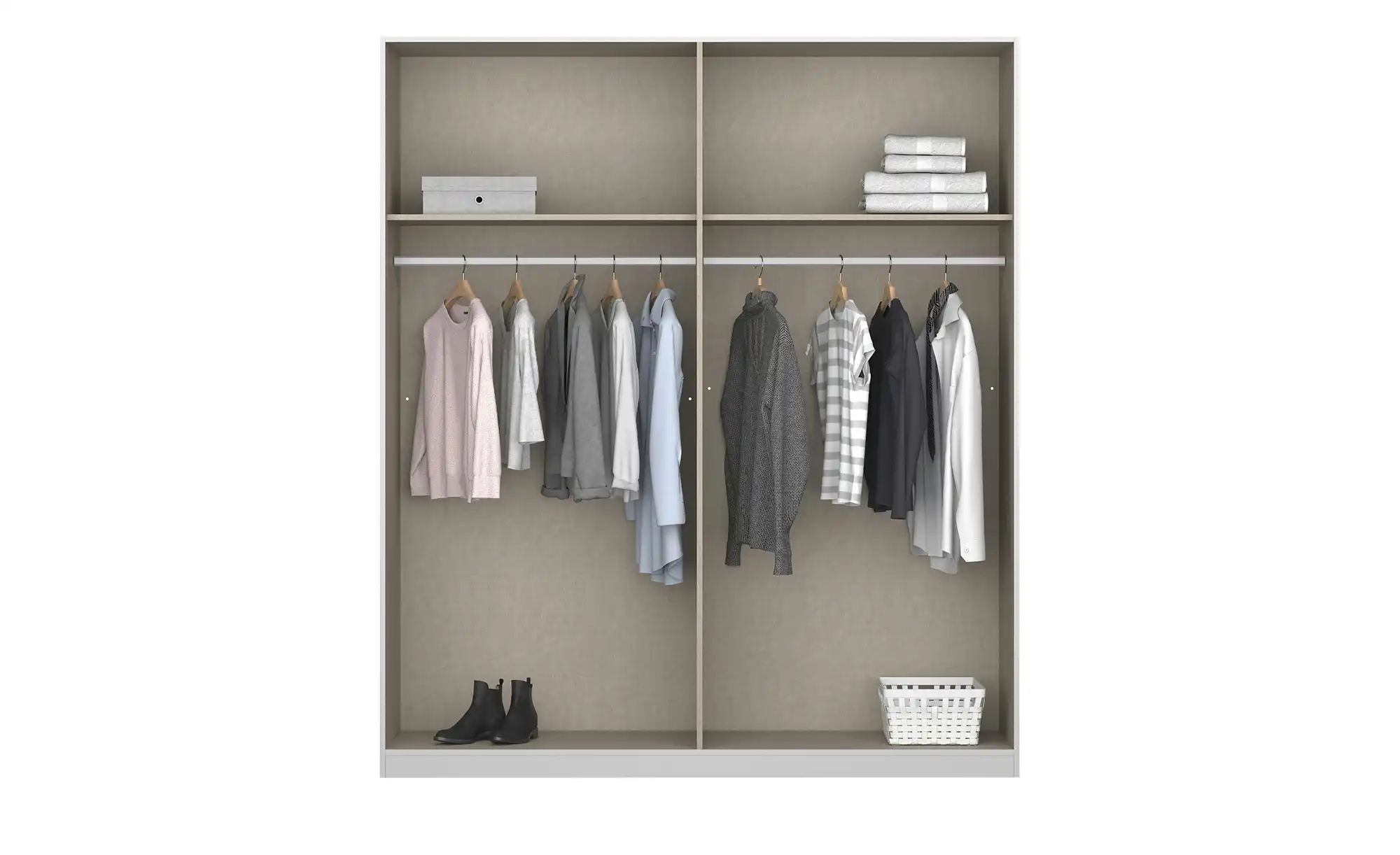 Drehtürenschrank  Stella ¦ weiß ¦ Maße (cm): B: 181 H: 210 T: 54.0 Schränke günstig online kaufen