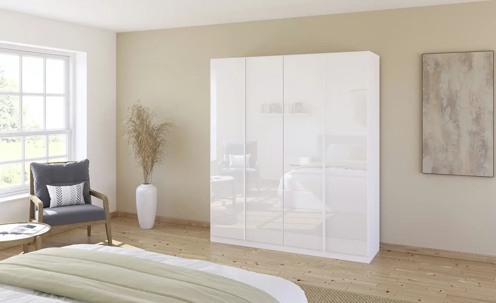 Drehtürenschrank  Stella ¦ weiß ¦ Maße (cm): B: 181 H: 210 T: 54.0 Schränke günstig online kaufen