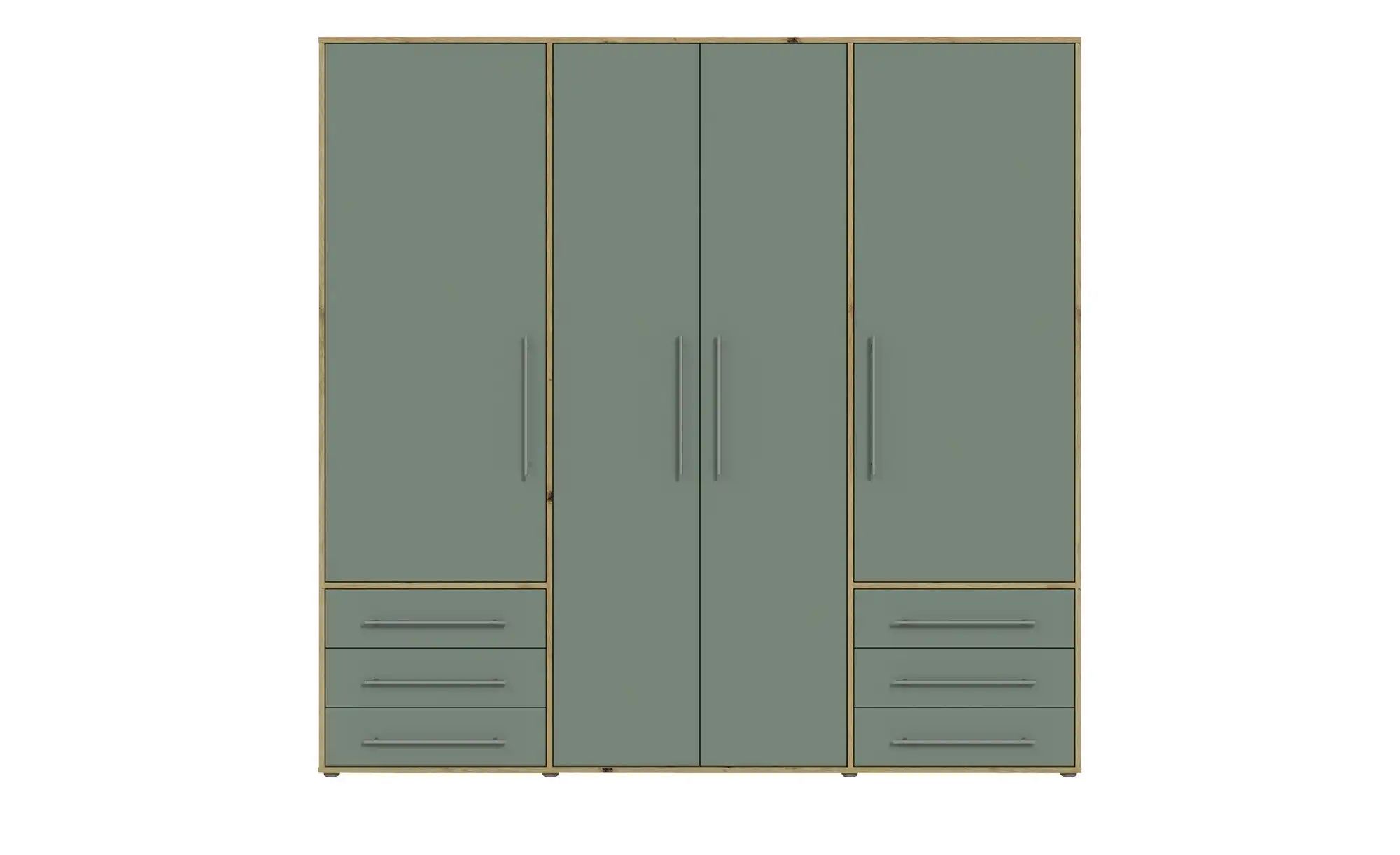 Kleiderschrank  Morley ¦ holzfarben ¦ Maße (cm): B: 206 H: 200 T: 53 Schrän günstig online kaufen