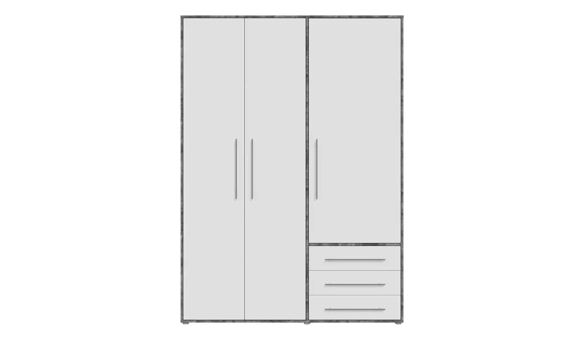 Kleiderschrank  Morley ¦ grau ¦ Maße (cm): B: 144,4 H: 200 T: 53 Schränke > günstig online kaufen