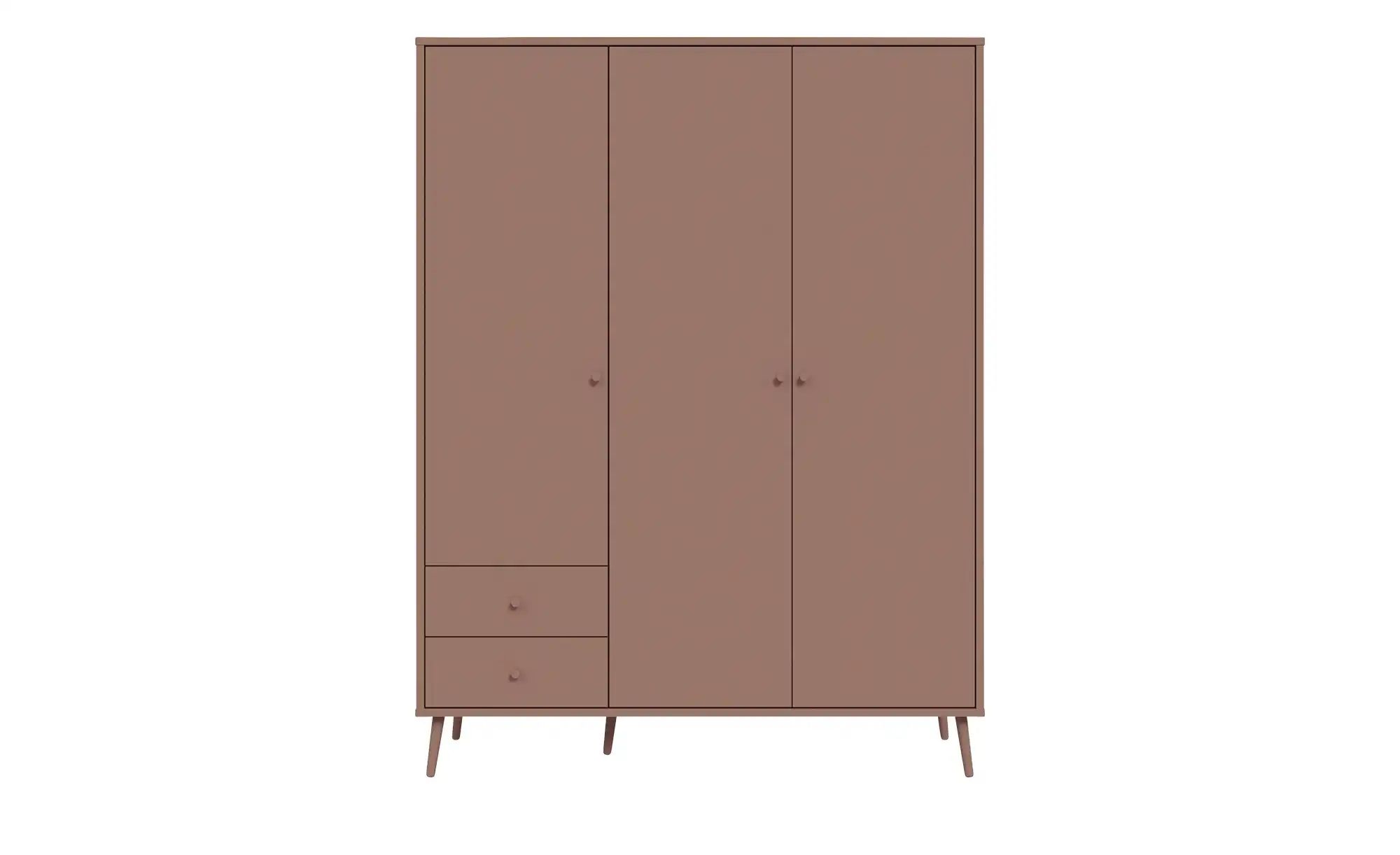 Kleiderschrank  Hemsby ¦ rot ¦ Maße (cm): B: 154,2 H: 201,7 T: 52.2 Schränk günstig online kaufen