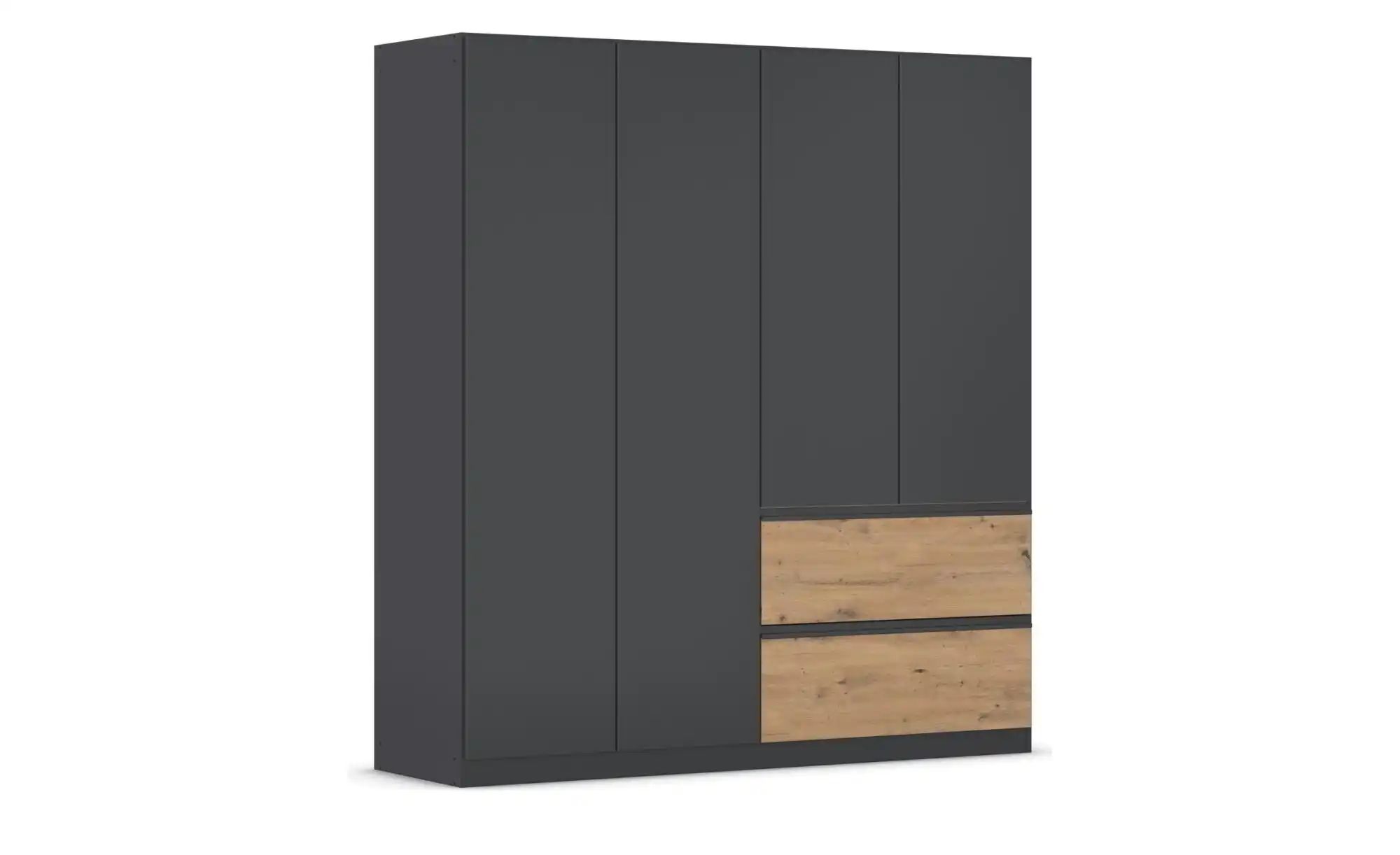 Thumbnail - Drehtürenschrank Jamila ¦ grau ¦ Maße (cm): B: 181 H: 197 Schränke > Kleiderschränke > Drehtürenschränke - Höffner