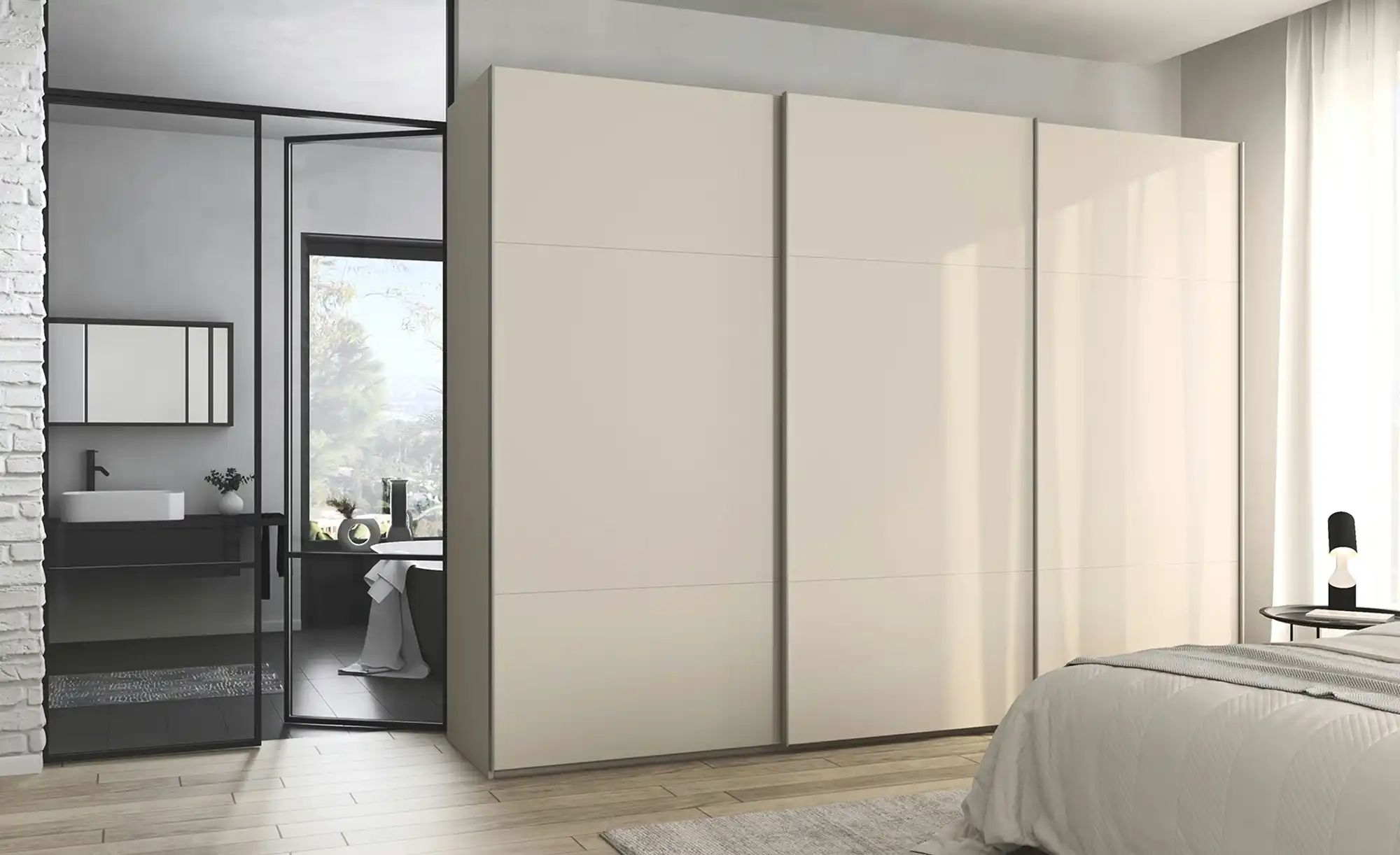 meinSchrank Schwebetürenschrank inklusive Zubehör Regina ¦ beige ¦ Maße (cm günstig online kaufen