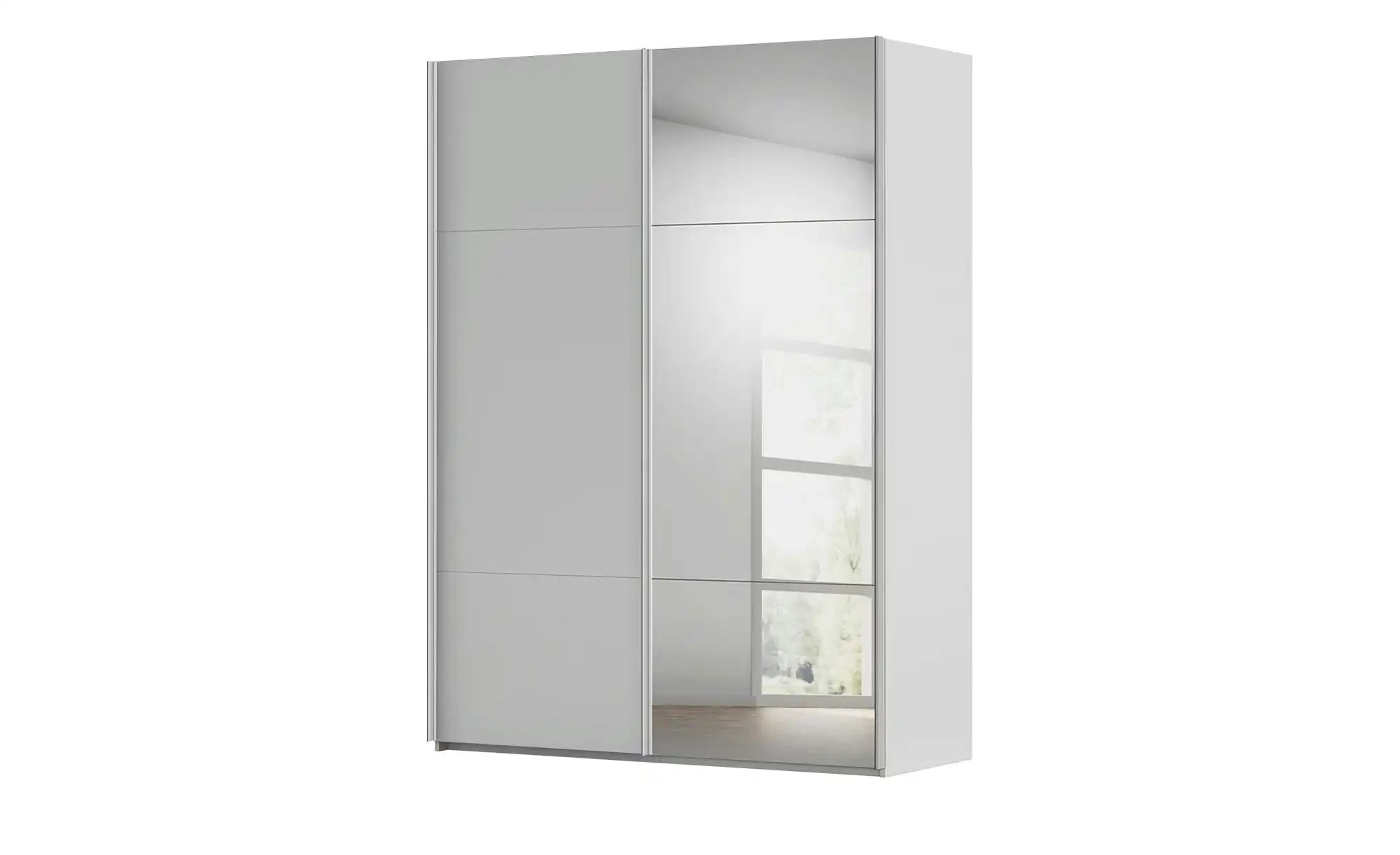 meinSchrank Schwebetürenschrank inklusive Zubehör Regina ¦ grau ¦ Maße (cm) günstig online kaufen