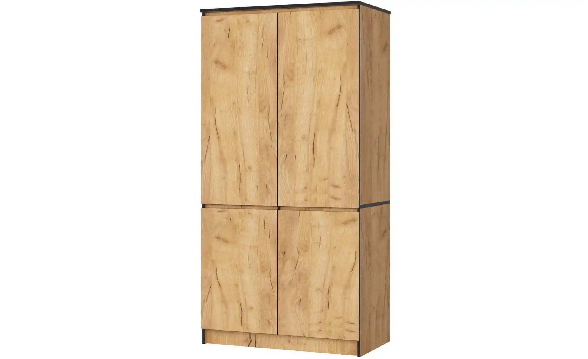 Drehtürenschrank 90 cm breit Valentina ¦ holzfarben ¦ Maße (cm): B: 90 H: 1 günstig online kaufen