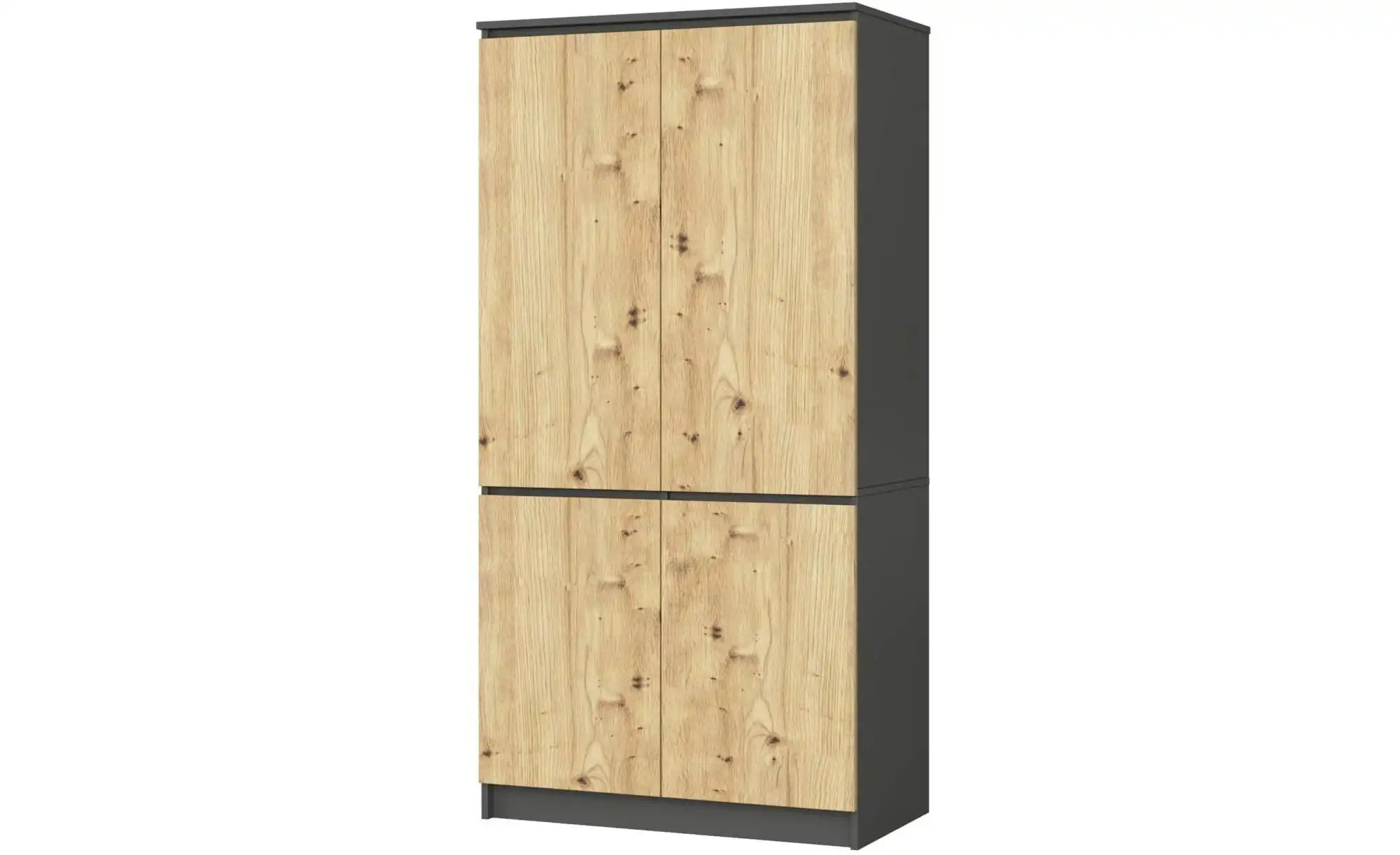 Drehtürenschrank 90 cm breit Valentina ¦ mehrfarbig ¦ Maße (cm): B: 90 H: 1 günstig online kaufen