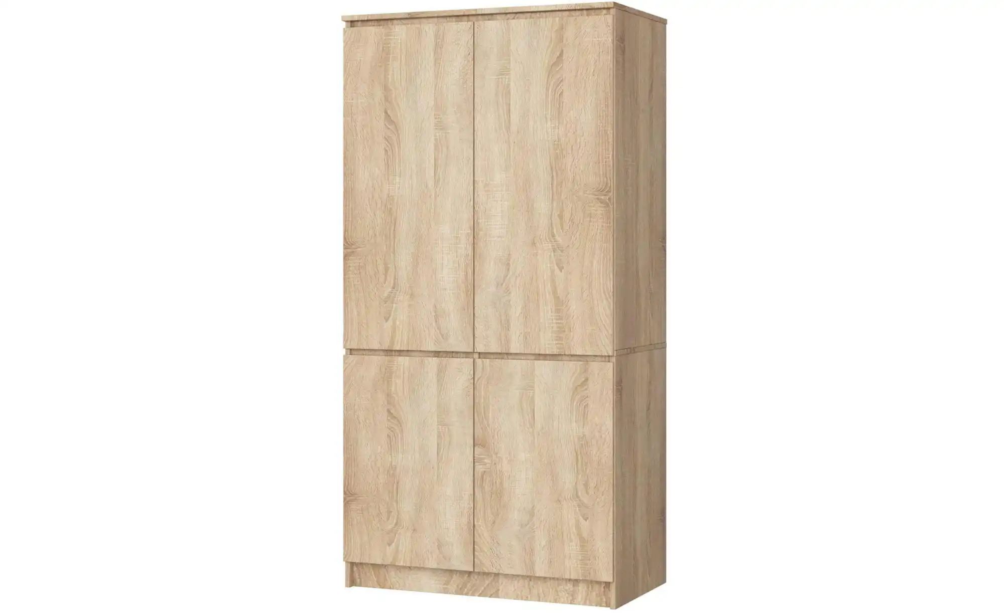 Drehtürenschrank 90 cm breit Valentina ¦ holzfarben ¦ Maße (cm): B: 90 H: 1 günstig online kaufen