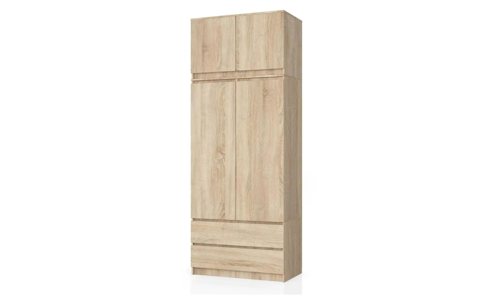 Drehtürenschrank 234 cm hoch Oda ¦ holzfarben ¦ Maße (cm): B: 90 H: 234 Sch günstig online kaufen