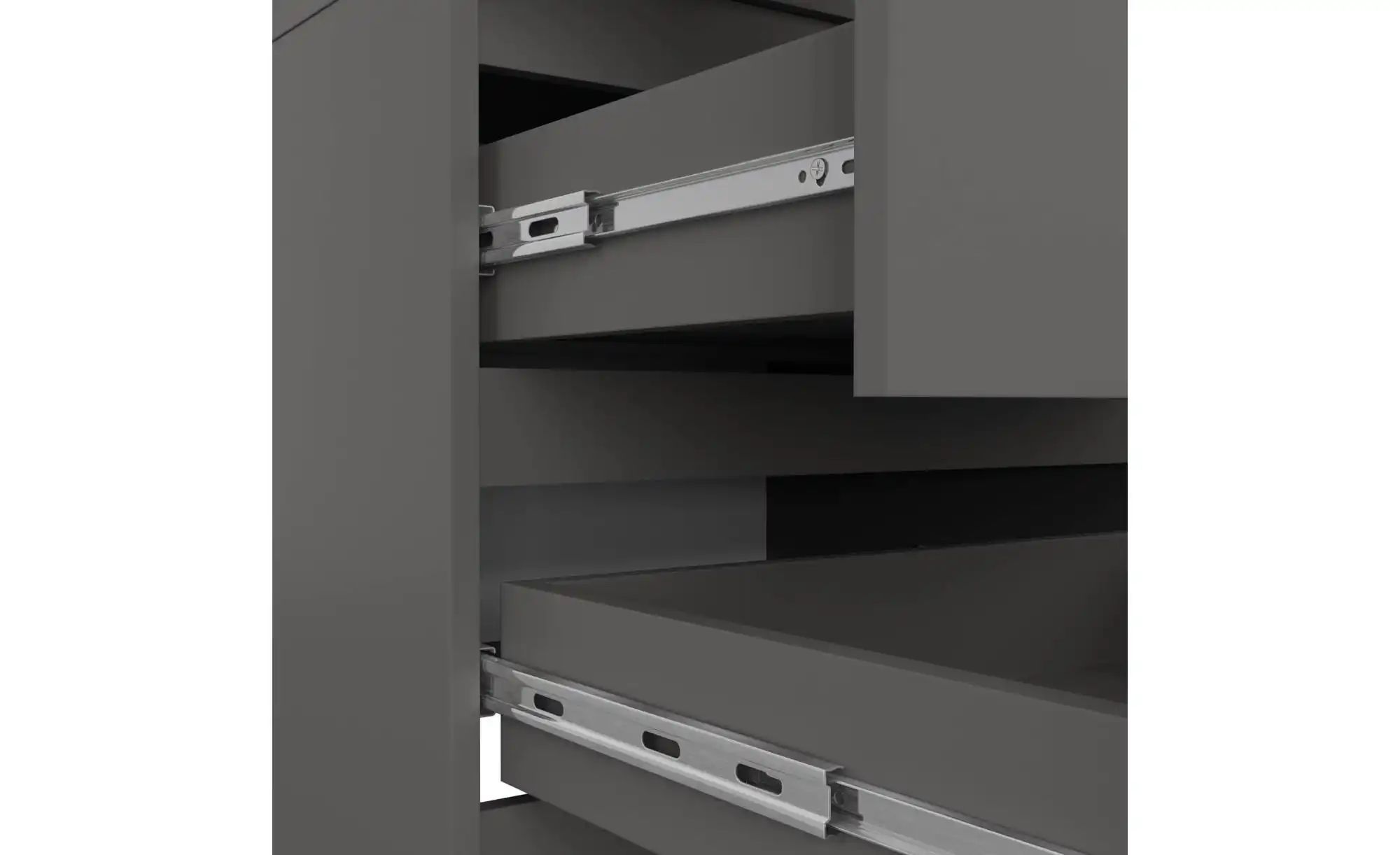 Thumbnail - Drehtürenschrank mit 2 Schubladen Sina ¦ grau ¦ Maße (cm): B: 60 H: 180 Schränke > Kleiderschränke > Drehtürenschränke -...