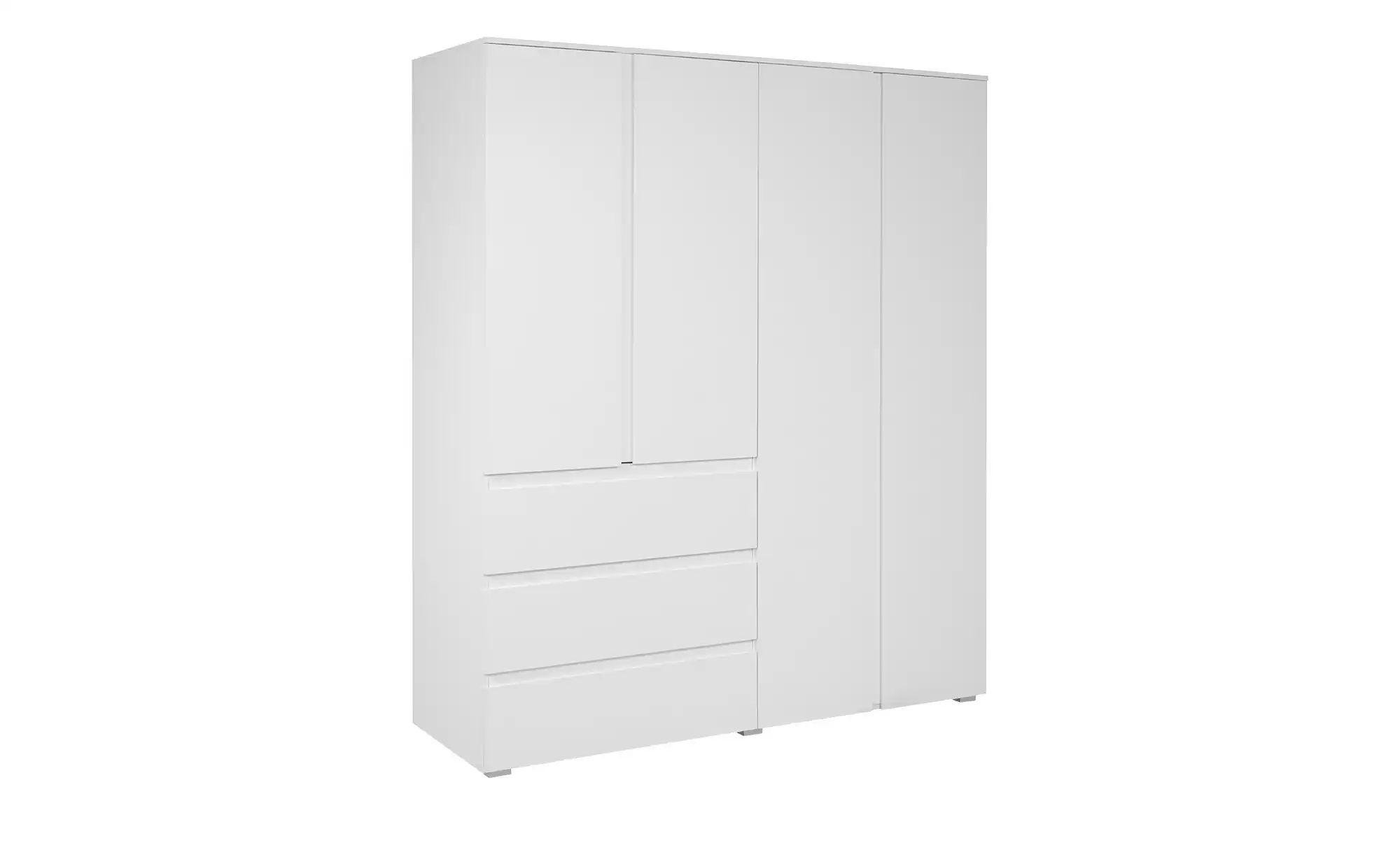 smart Drehtürenschrank  BEN ¦ weiß ¦ Maße (cm): B: 160 H: 191 T: 55.0 Schrä günstig online kaufen