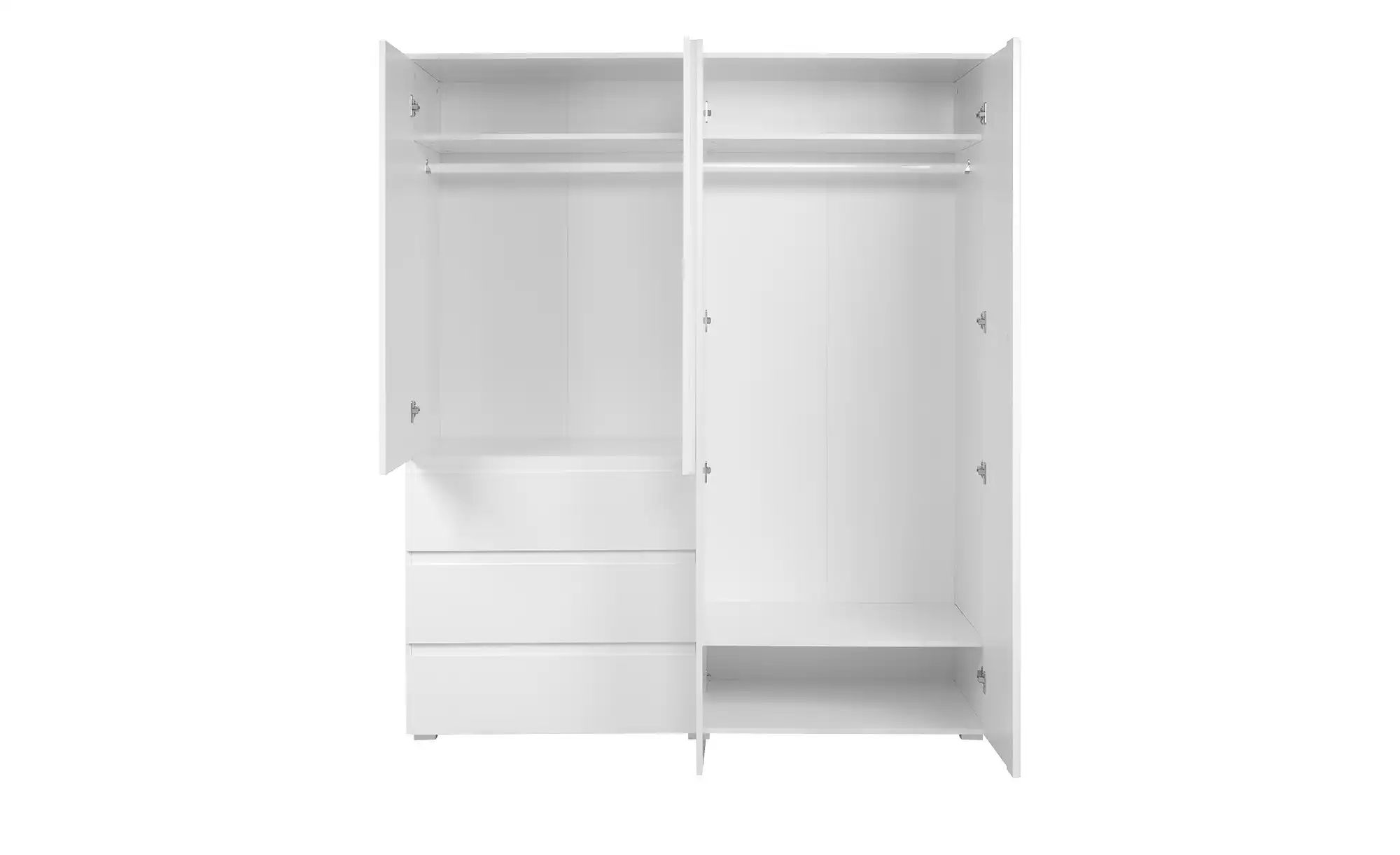 Thumbnail - smart Drehtürenschrank  BEN ¦ weiß ¦ Maße (cm): B: 160 H: 191 T: 55.0 Schränke > Kleiderschränke > Drehtürenschränke - H...