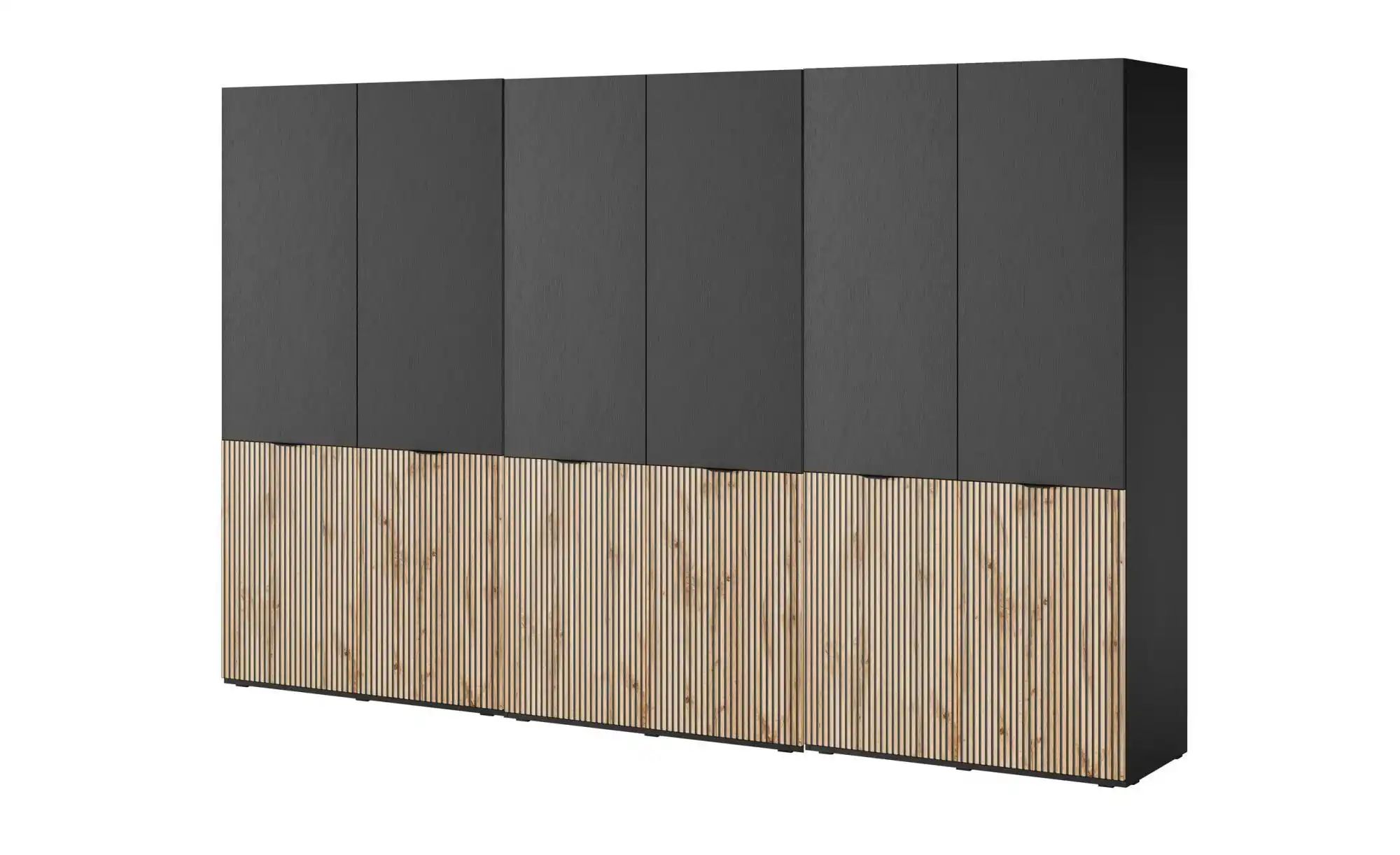 Drehtürenschrank  Sandbox ¦ schwarz ¦ Maße (cm): B: 303 H: 200 Schränke > K günstig online kaufen