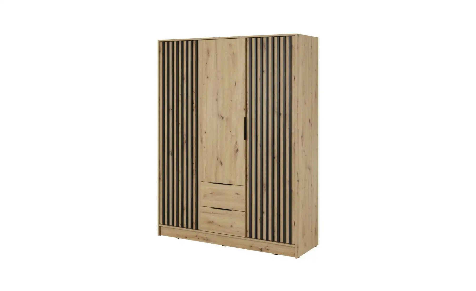 Drehtürenschrank  Nelly ¦ braun ¦ Maße (cm): B: 155 H: 200 Schränke > Kleid günstig online kaufen