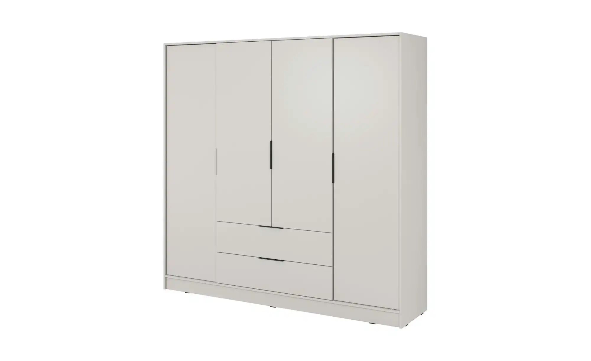 Drehtürenschrank 206 cm breit Lyke ¦ beige ¦ Maße (cm): B: 206 H: 200 Schrä günstig online kaufen
