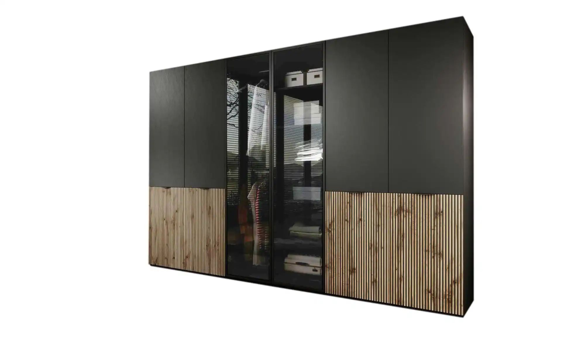Drehtürenschrank  Sandbox ¦ schwarz ¦ Maße (cm): B: 303 H: 200 Schränke > K günstig online kaufen
