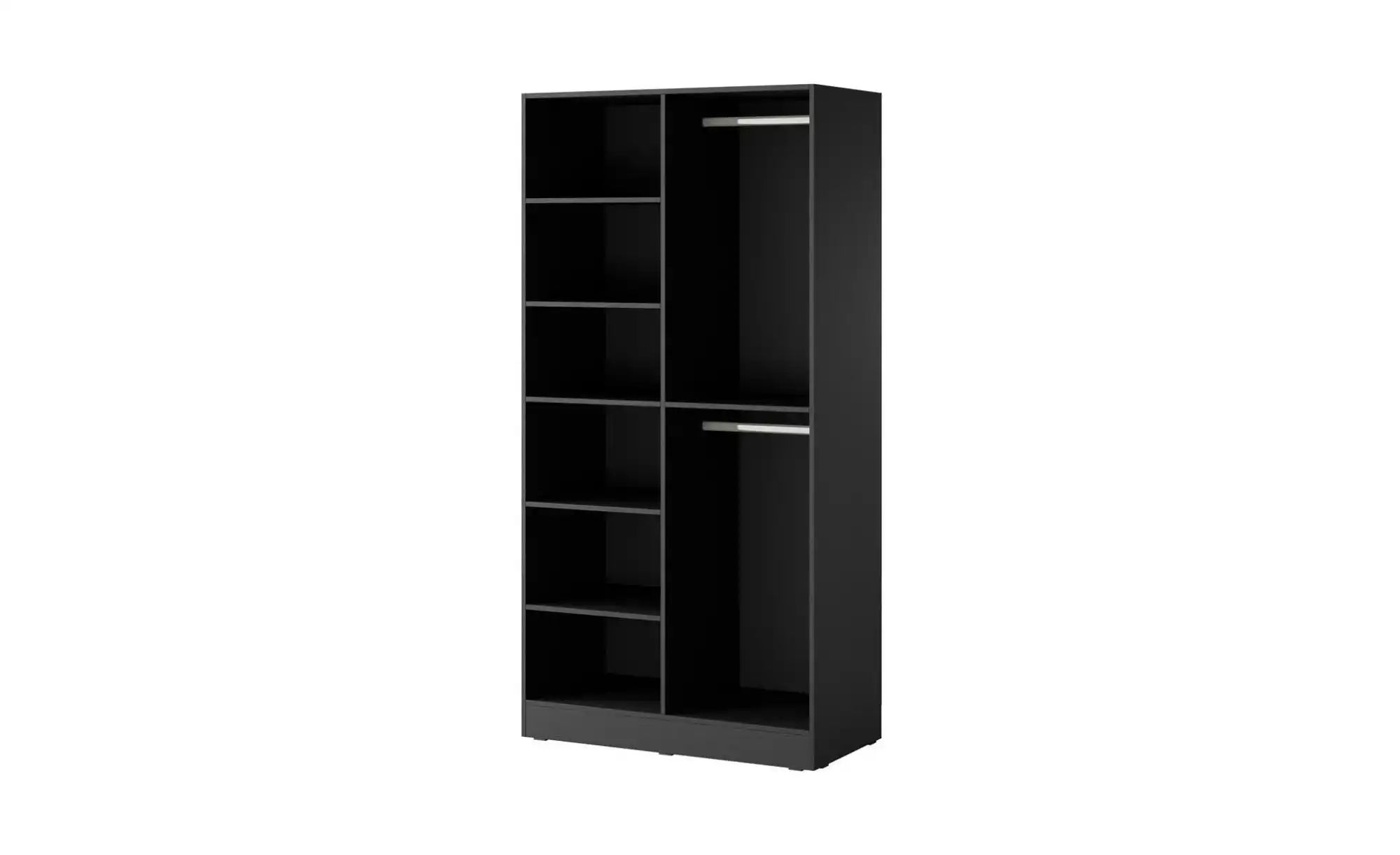Drehtürenschrank  Sandbox ¦ schwarz ¦ Maße (cm): B: 101 H: 200 Schränke > K günstig online kaufen