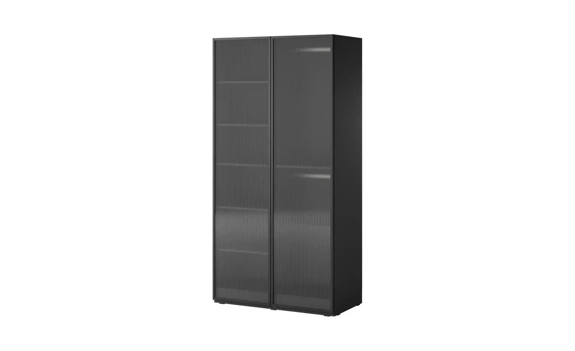 Drehtürenschrank  Sandbox ¦ schwarz ¦ Maße (cm): B: 101 H: 200 Schränke > K günstig online kaufen