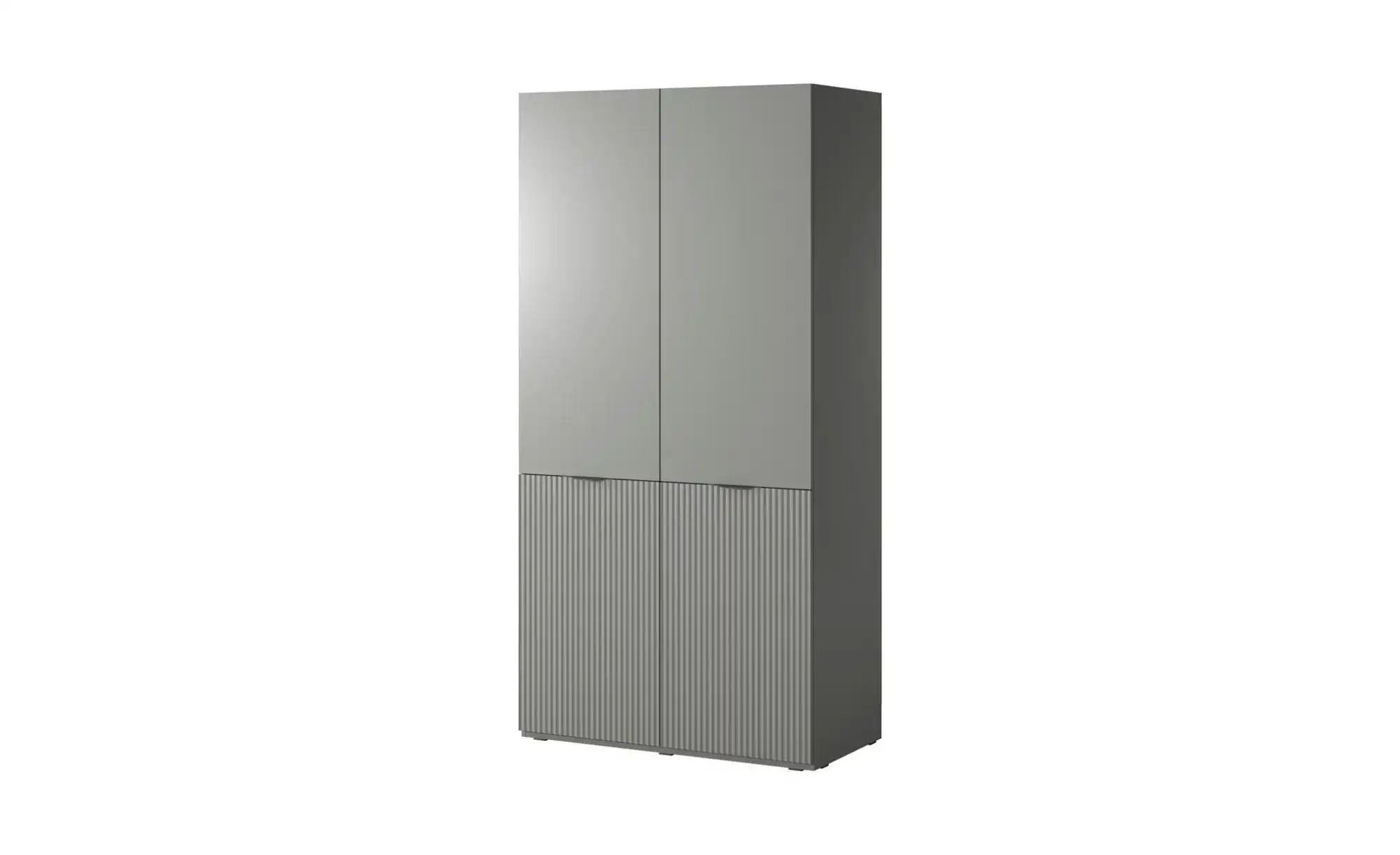 Drehtürenschrank 101 cm breit Sandbox ¦ grau ¦ Maße (cm): B: 101 H: 200 Sch günstig online kaufen