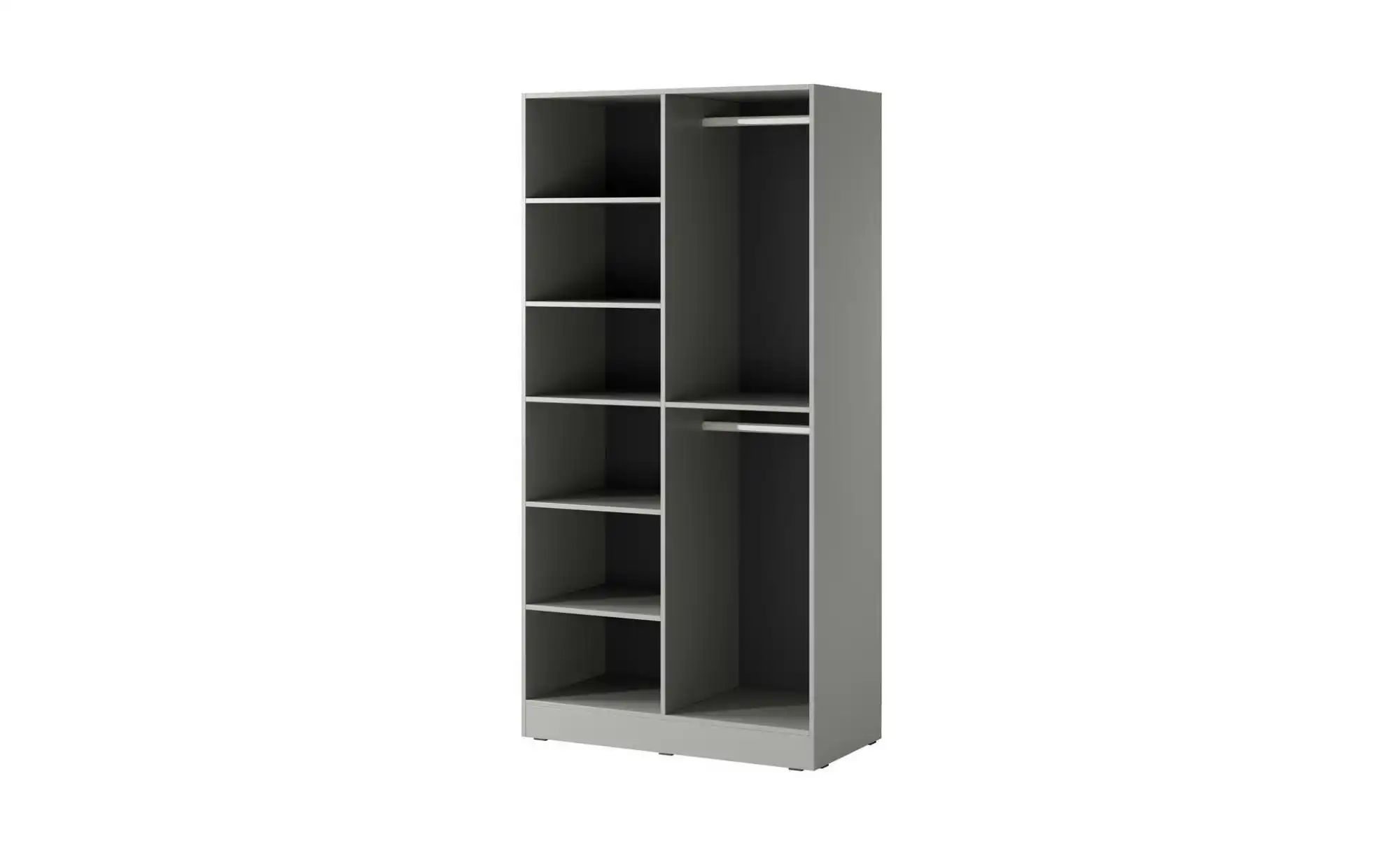 Thumbnail - Drehtürenschrank 101 cm breit Sandbox ¦ grau ¦ Maße (cm): B: 101 H: 200 Schränke > Kleiderschränke > Drehtürenschränke -...