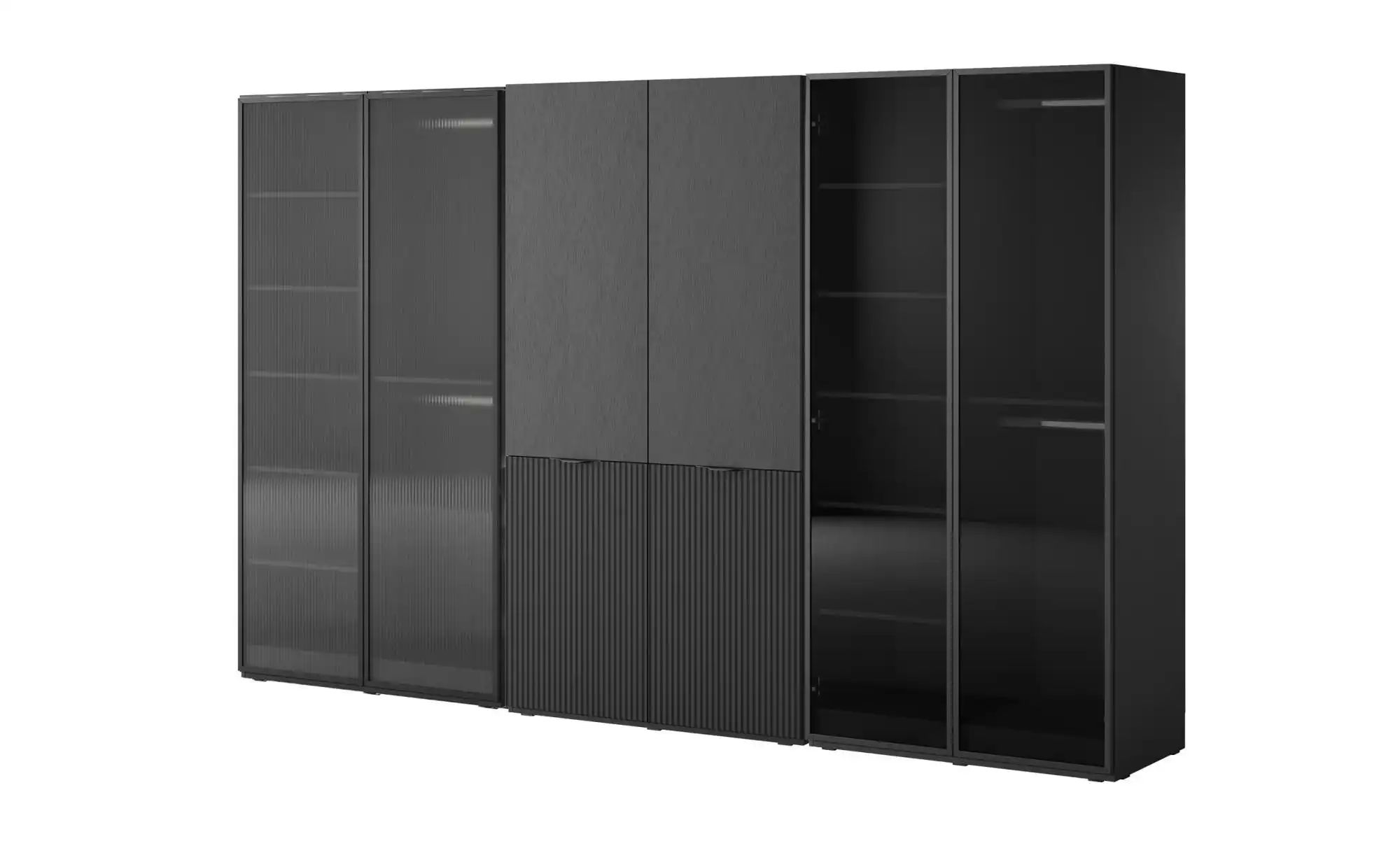 Drehtürenschrank  Sandbox ¦ schwarz ¦ Maße (cm): B: 303 H: 200 Schränke > K günstig online kaufen
