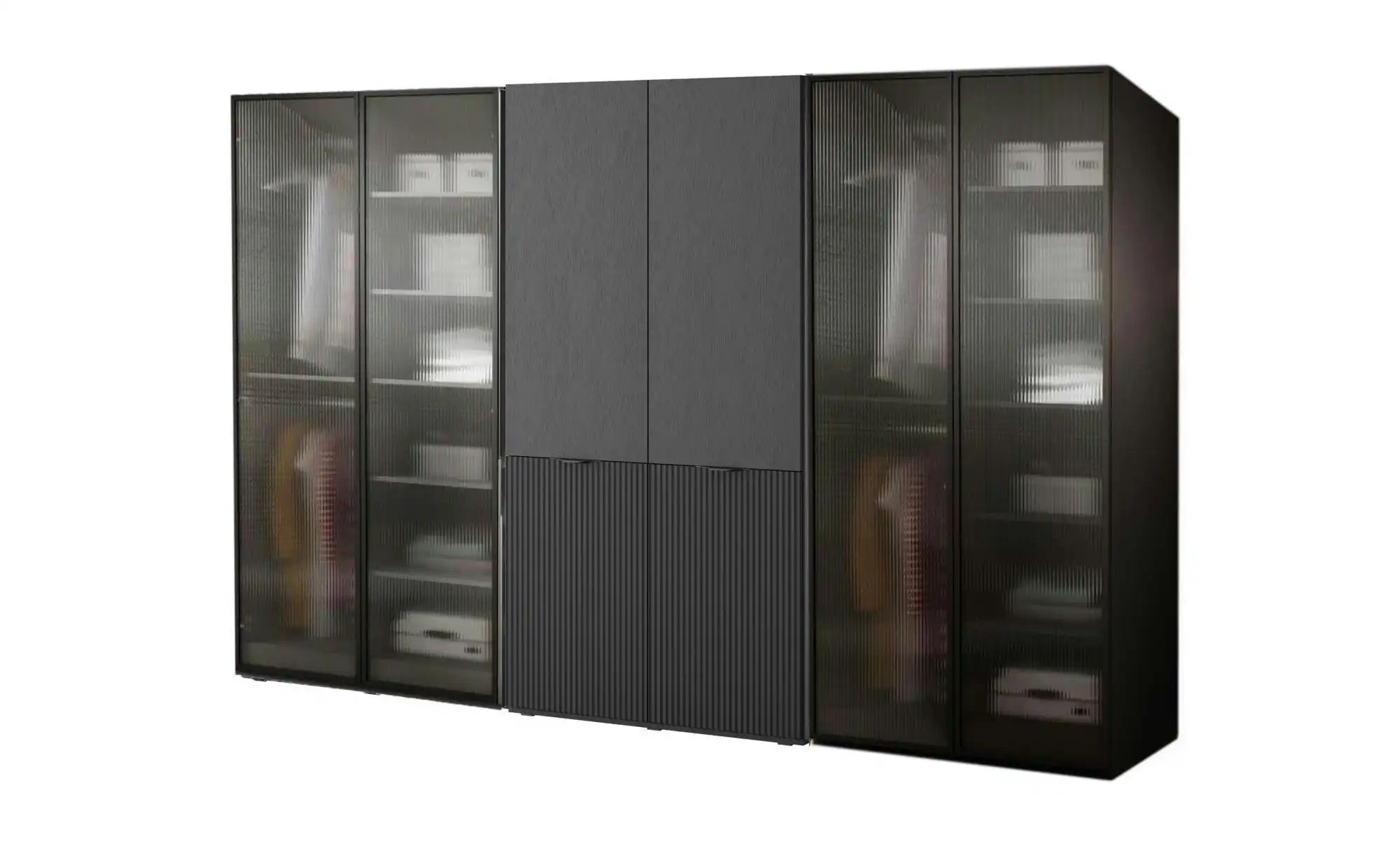 Drehtürenschrank 303 cm breit Sandbox ¦ schwarz ¦ Maße (cm): B: 303 H: 200 günstig online kaufen