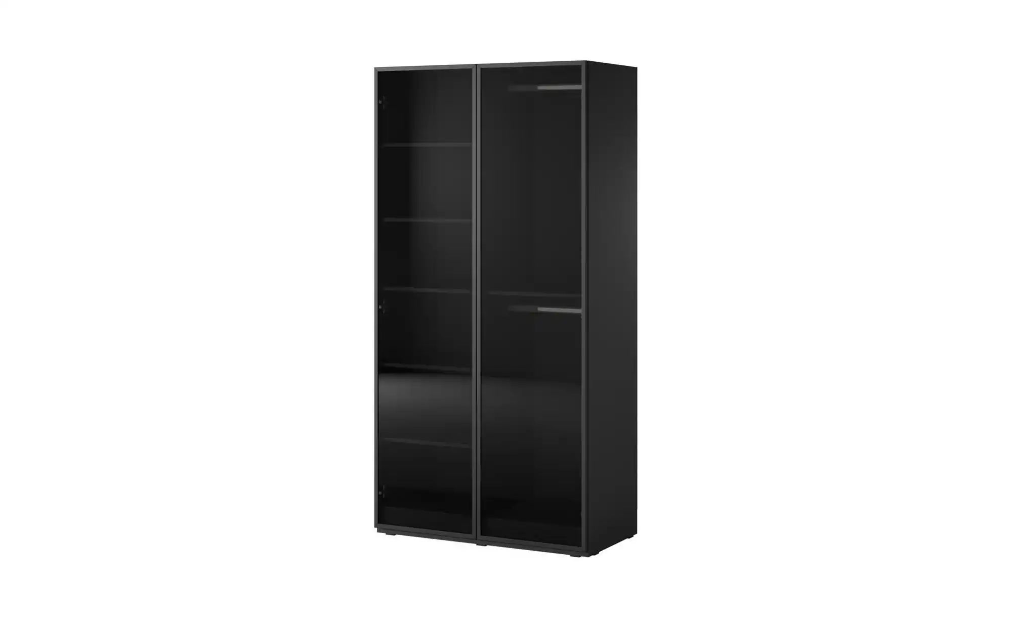 Drehtürenschrank  Sandbox ¦ schwarz ¦ Maße (cm): B: 101 H: 200 Schränke > K günstig online kaufen
