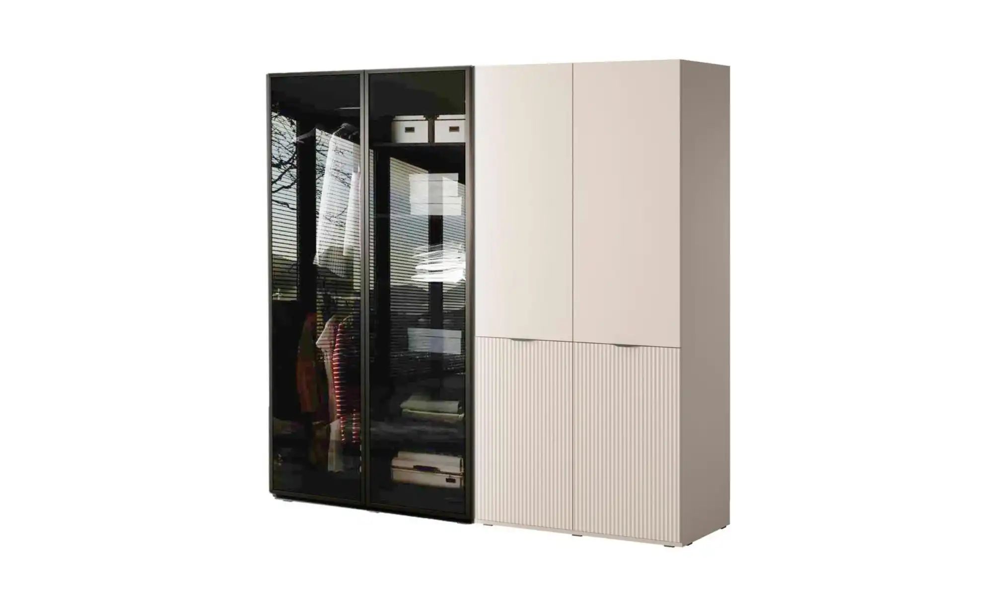 Drehtürenschrank  Sandbox ¦ beige ¦ Maße (cm): B: 202 H: 200 Schränke > Kle günstig online kaufen