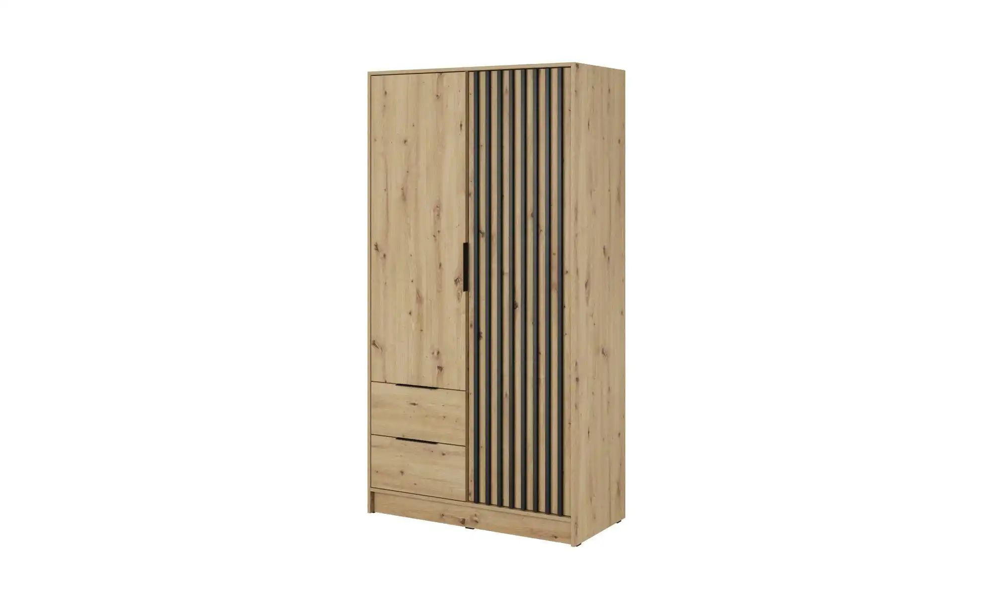 Drehtürenschrank  Nelly ¦ braun ¦ Maße (cm): B: 105 H: 200 Schränke > Kleid günstig online kaufen
