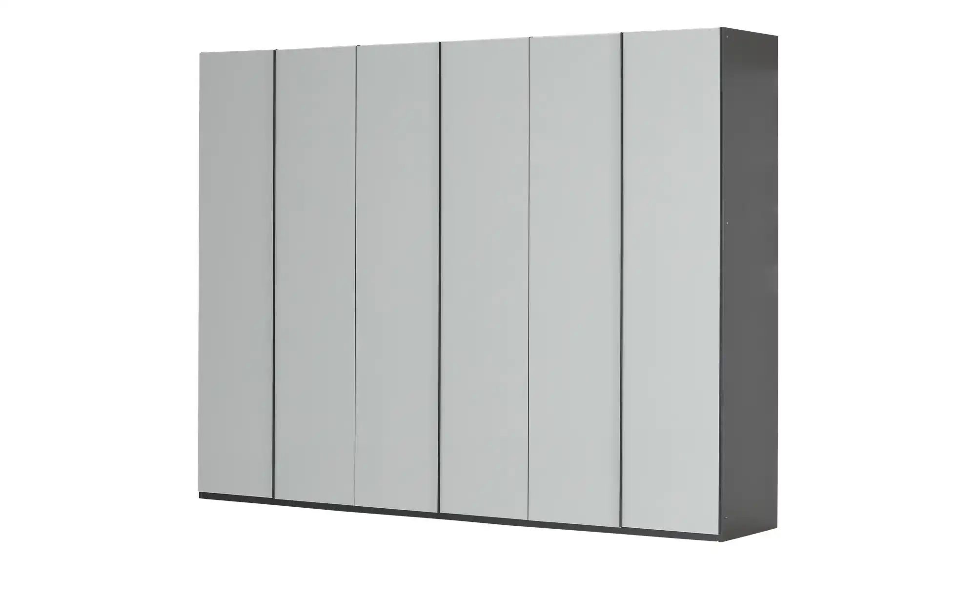 Drehtürenschrank  Glassystem ¦ grau ¦ Maße (cm): B: 269,2 H: 229,2 T: 59.5 günstig online kaufen
