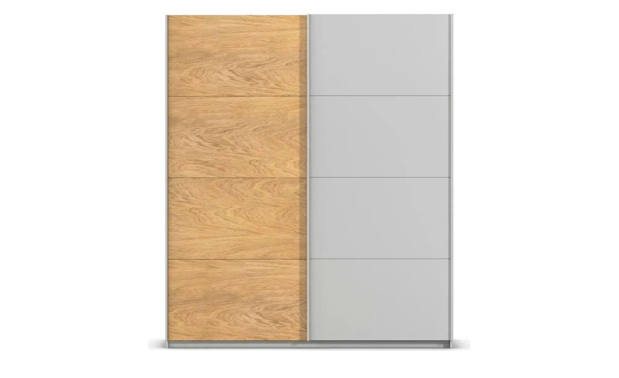 Schwebetürenschrank 2 türig Malva Extra ¦ grau ¦ Maße (cm): B: 181 H: 210 S günstig online kaufen