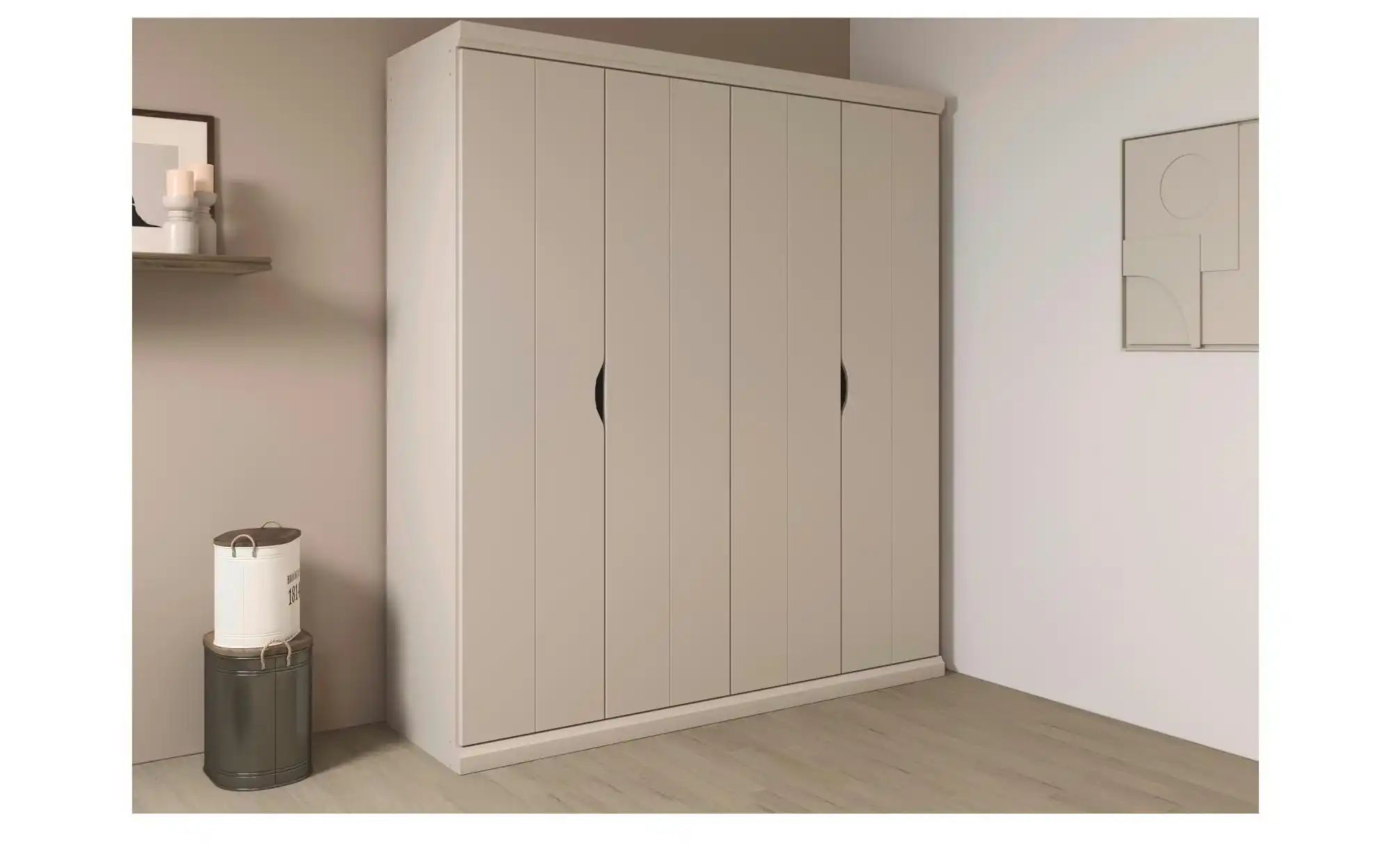 Thumbnail - Kleiderschrank  Frieda ¦ creme ¦ Maße (cm): B: 181 H: 203 Schränke > Kleiderschränke > Drehtürenschränke - Höffner