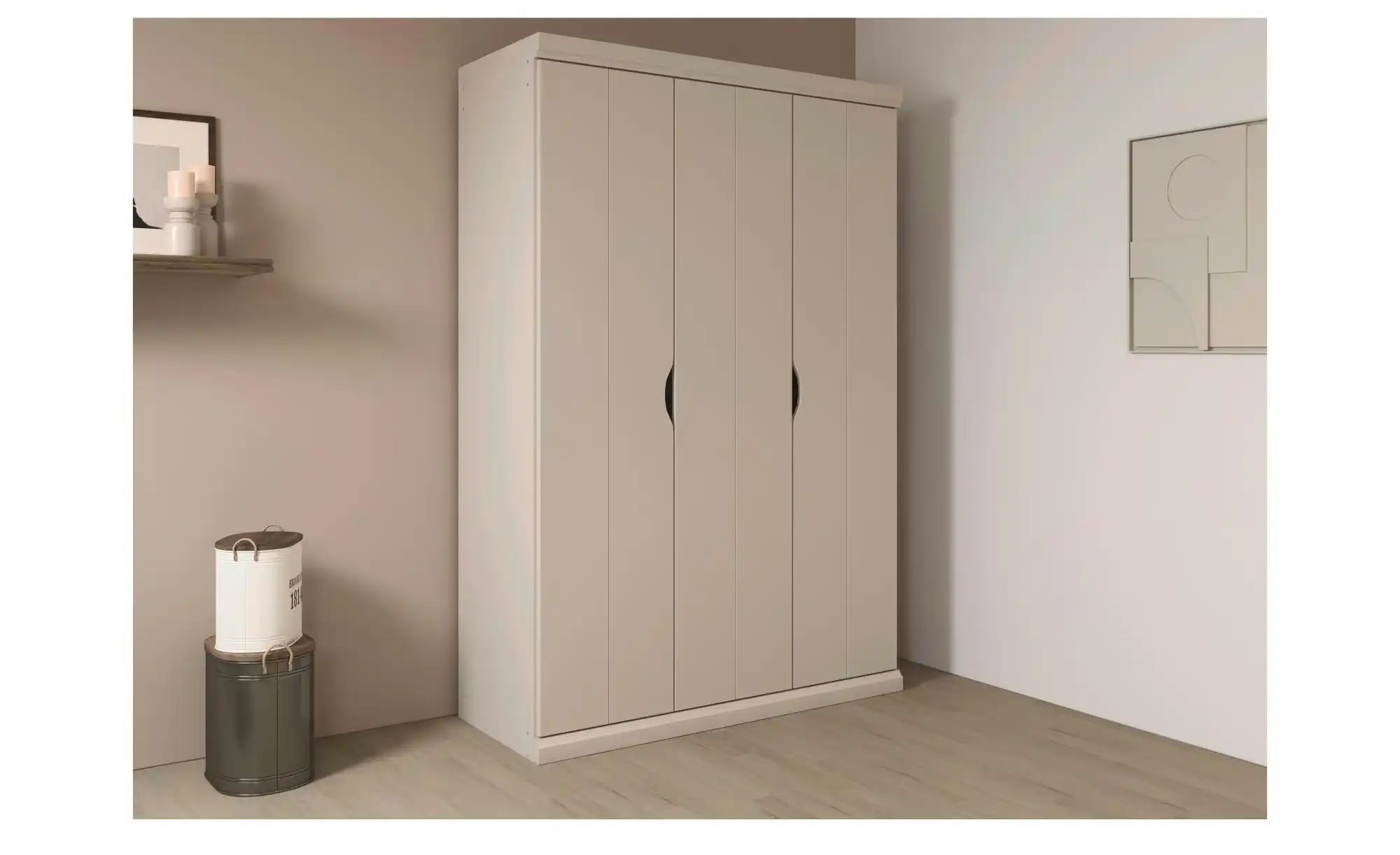 Kleiderschrank  Frieda ¦ creme ¦ Maße (cm): B: 136 H: 203 Schränke > Kleide günstig online kaufen