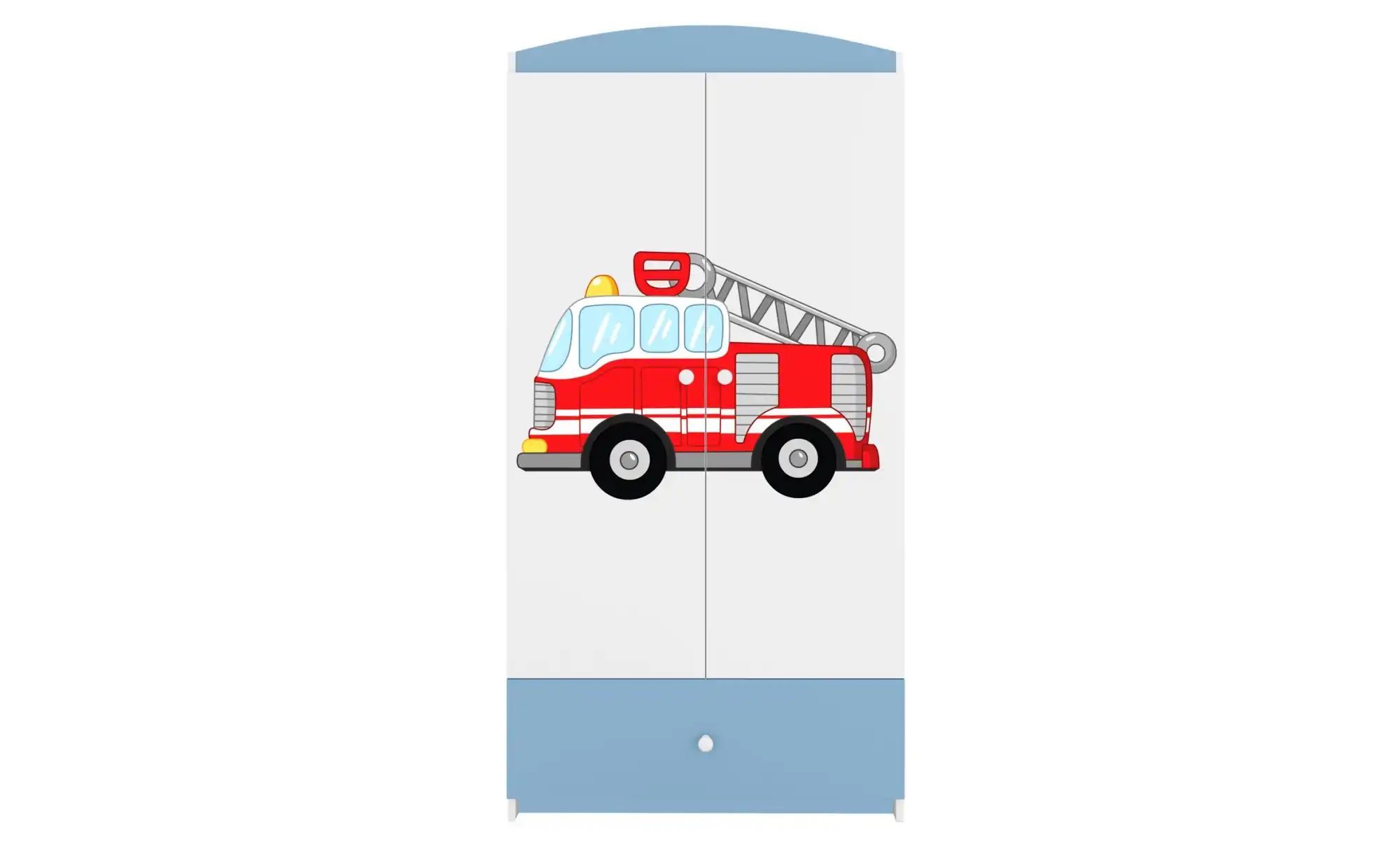Kleiderschrank  Feuerwehr ¦ blau ¦ Maße (cm): B: 90 H: 181,2 Schränke > Kle günstig online kaufen