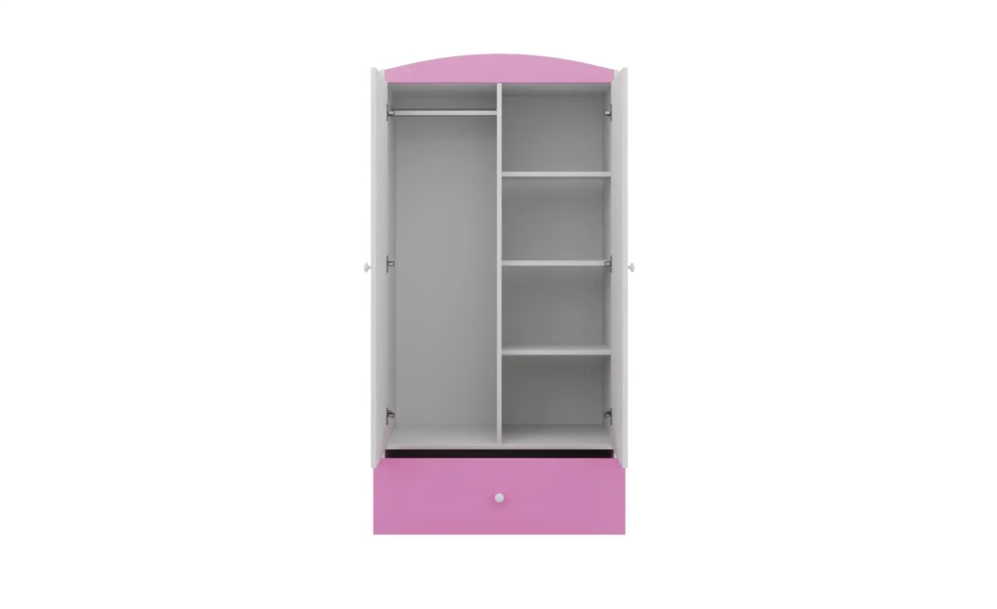 Kleiderschrank  Eiskönigin ¦ rosa/pink ¦ Maße (cm): B: 90 H: 181,2 Schränke günstig online kaufen