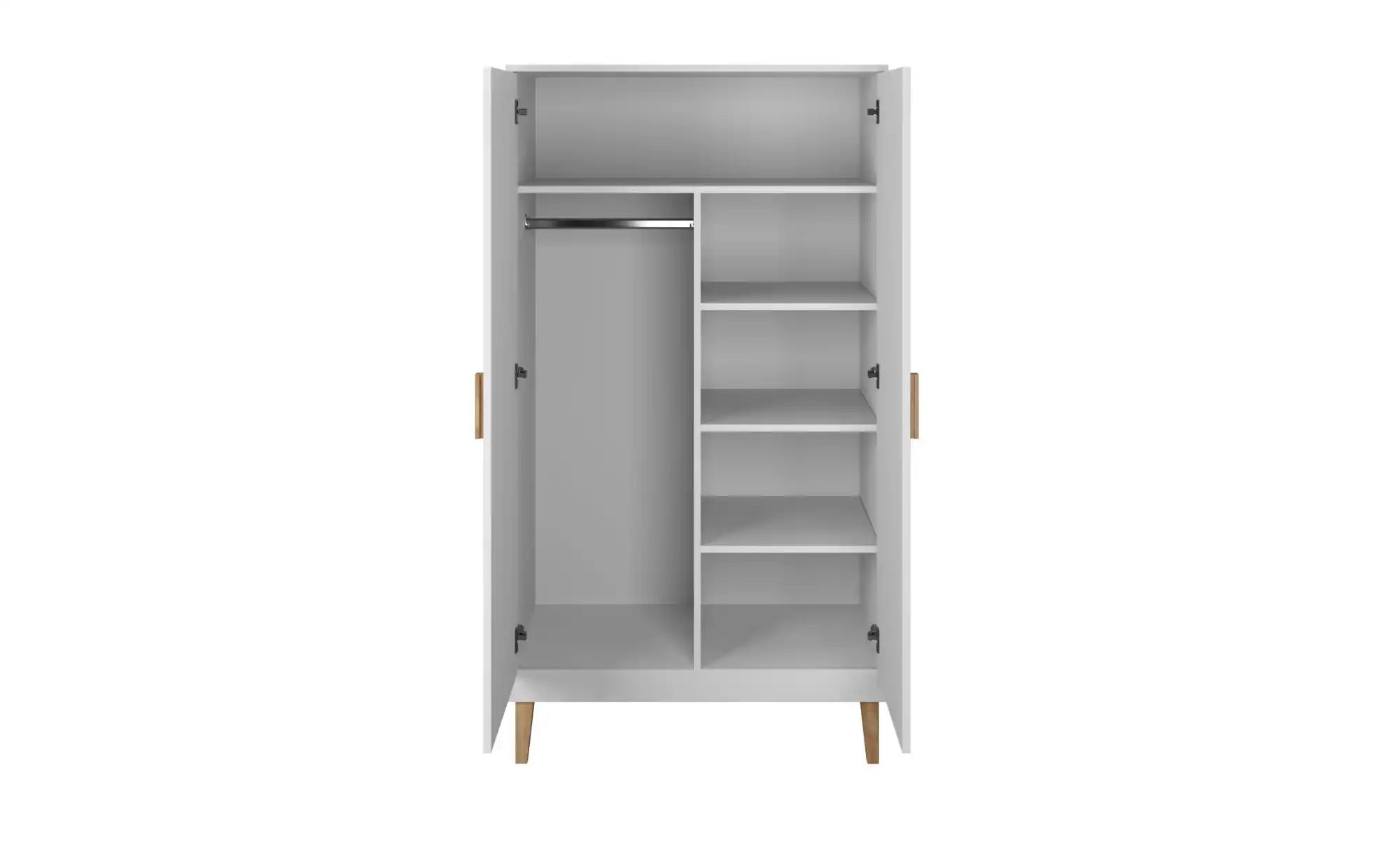 Kleiderschrank  Kubi ¦ weiß ¦ Maße (cm): B: 100 H: 184 Schränke > Kleidersc günstig online kaufen
