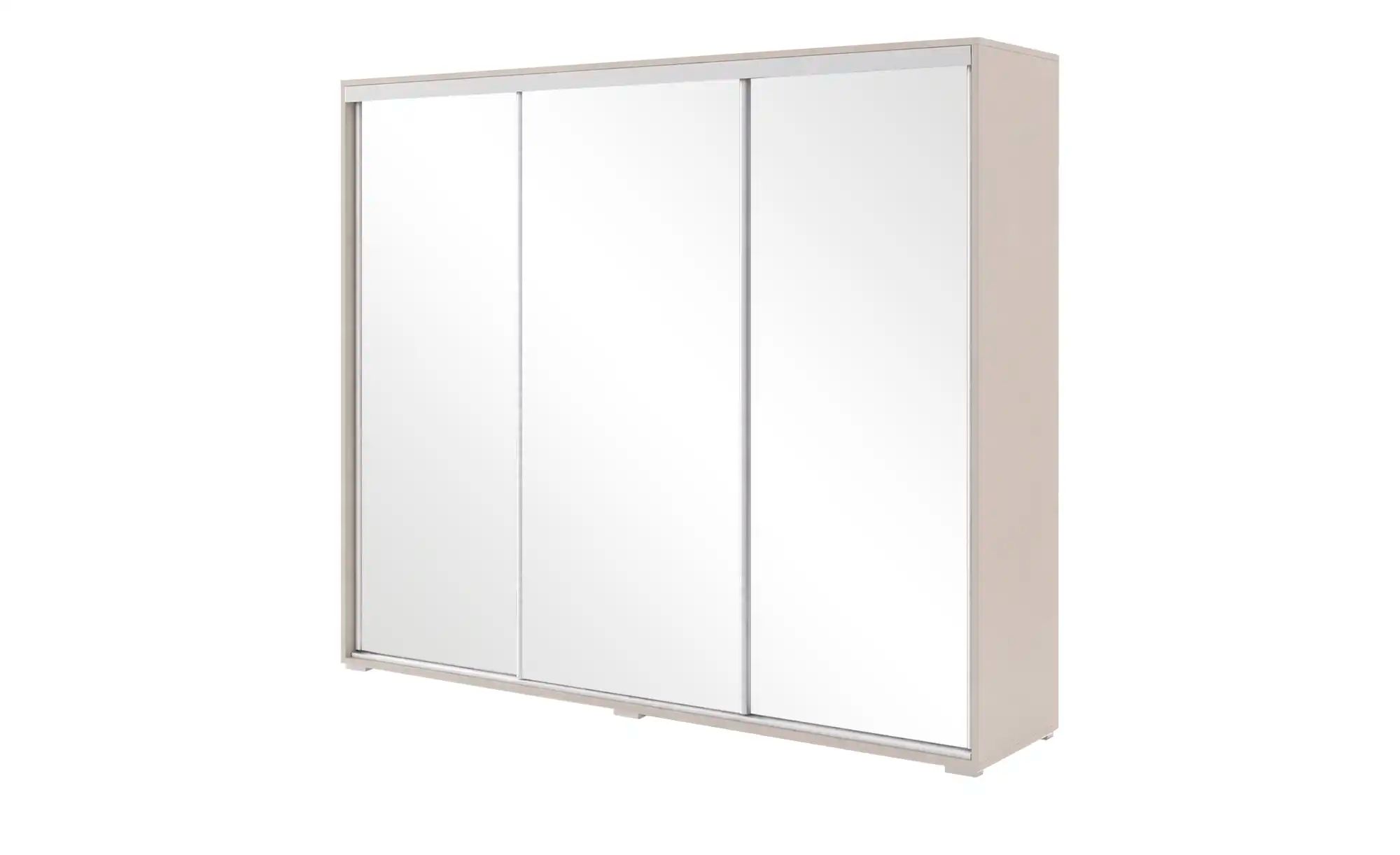 Schwebetürenschrank ¦ beige ¦ Maße (cm): B: 250 H: 245 T: 62.0 Schränke > Kleiderschränke > Schwebetürenschränke - Höffner