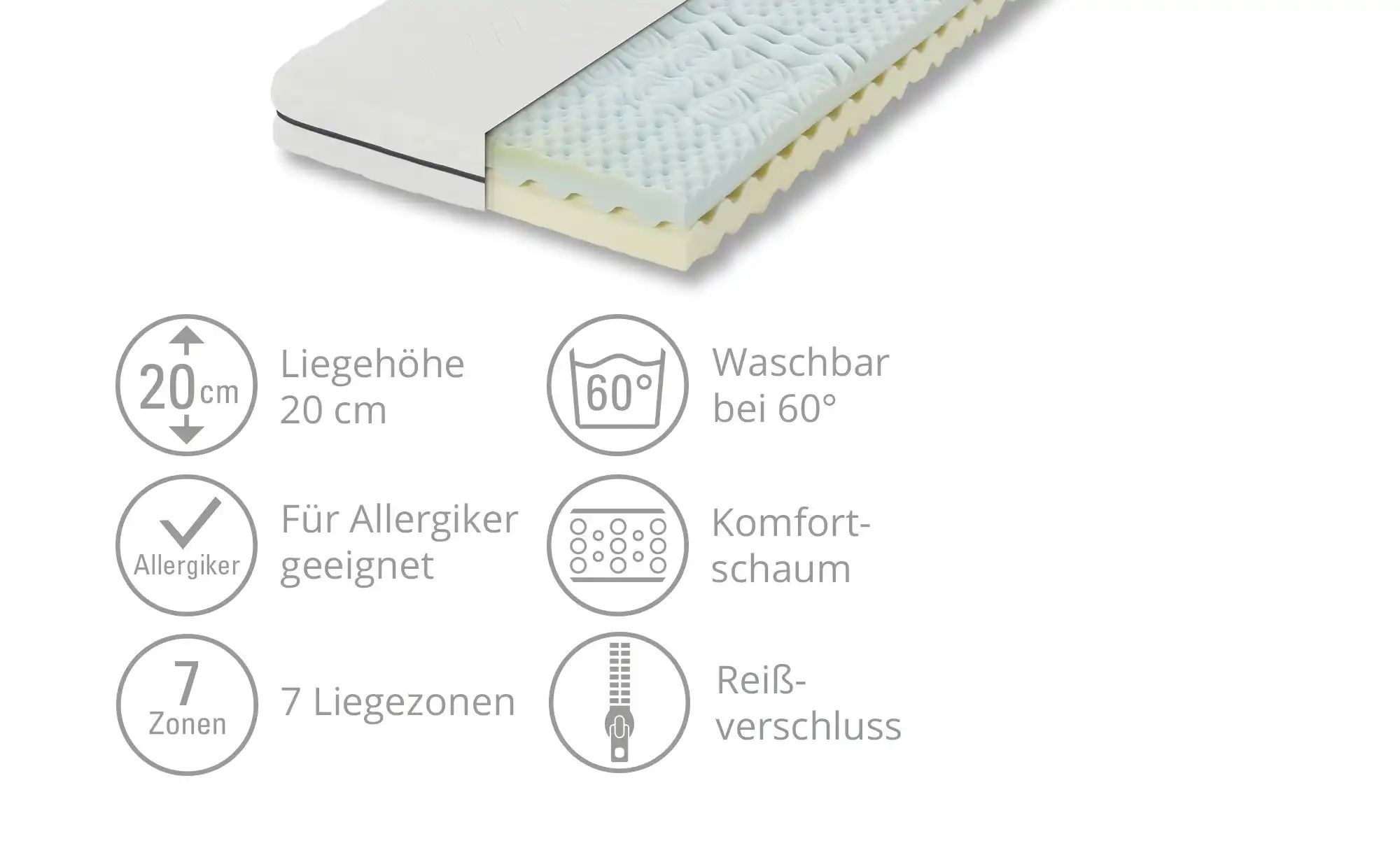 Wendermatratze Komfortschaummatratze Hero Twist KS ¦ Maße (cm): B: 100 H: 2 günstig online kaufen