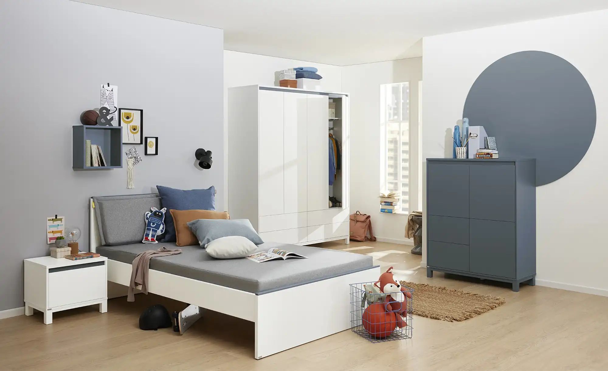 PAIDI Partykissen   ¦ blau ¦ Maße (cm): B: 60 H: 40 T: 20.0 Dekokissen & De günstig online kaufen