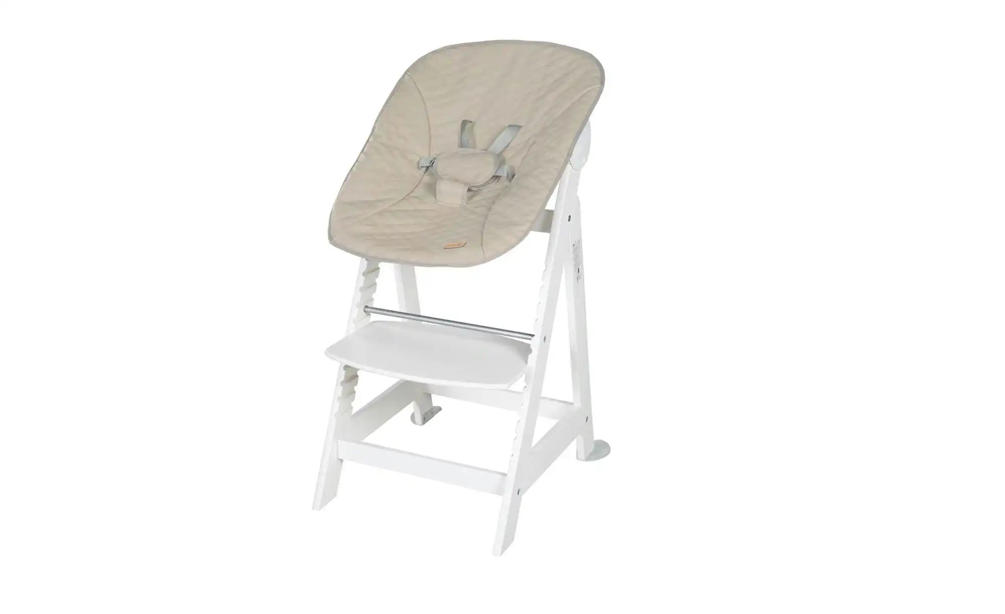 Roba Treppenhochstuhl 2in1  Born Up ¦ weiß ¦ Maße (cm): B: 46 H: 94 Baby > günstig online kaufen