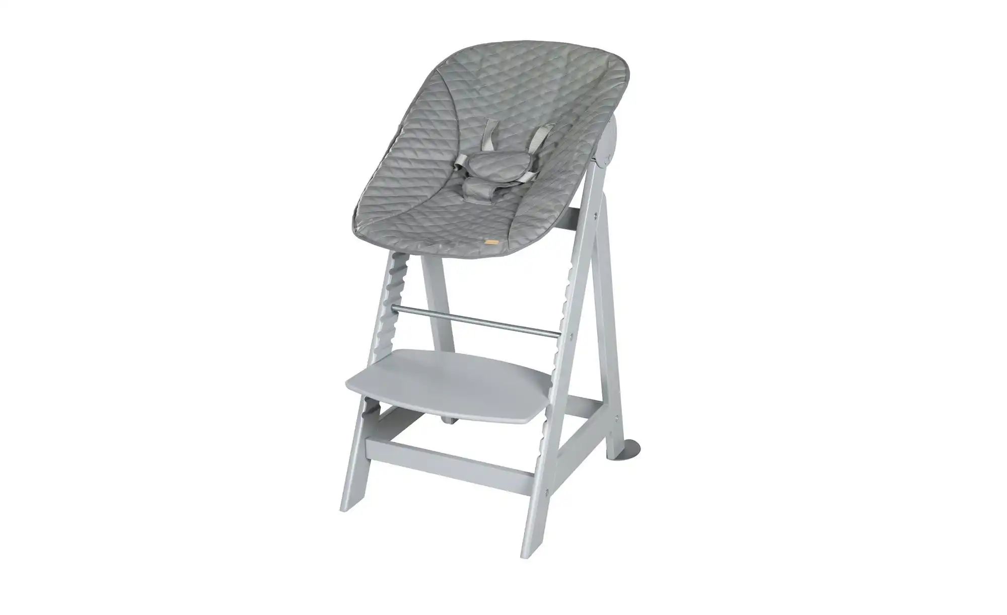 Roba Treppenhochstuhl 2in1  Born Up ¦ grau ¦ Maße (cm): B: 46 H: 94 Baby > günstig online kaufen