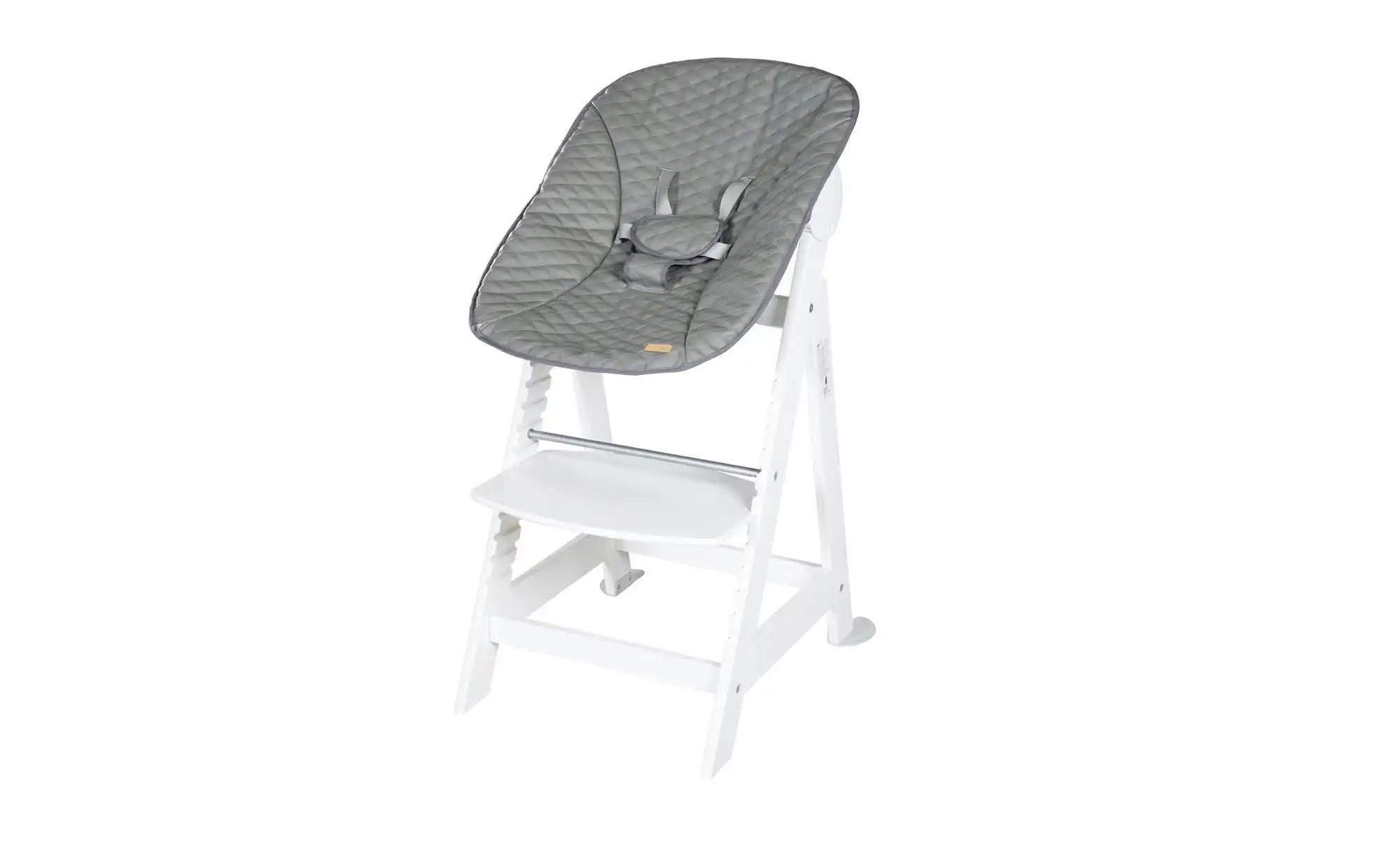 Roba Treppenhochstuhl 2in1  Born Up ¦ weiß ¦ Maße (cm): B: 46 H: 94 Baby > günstig online kaufen
