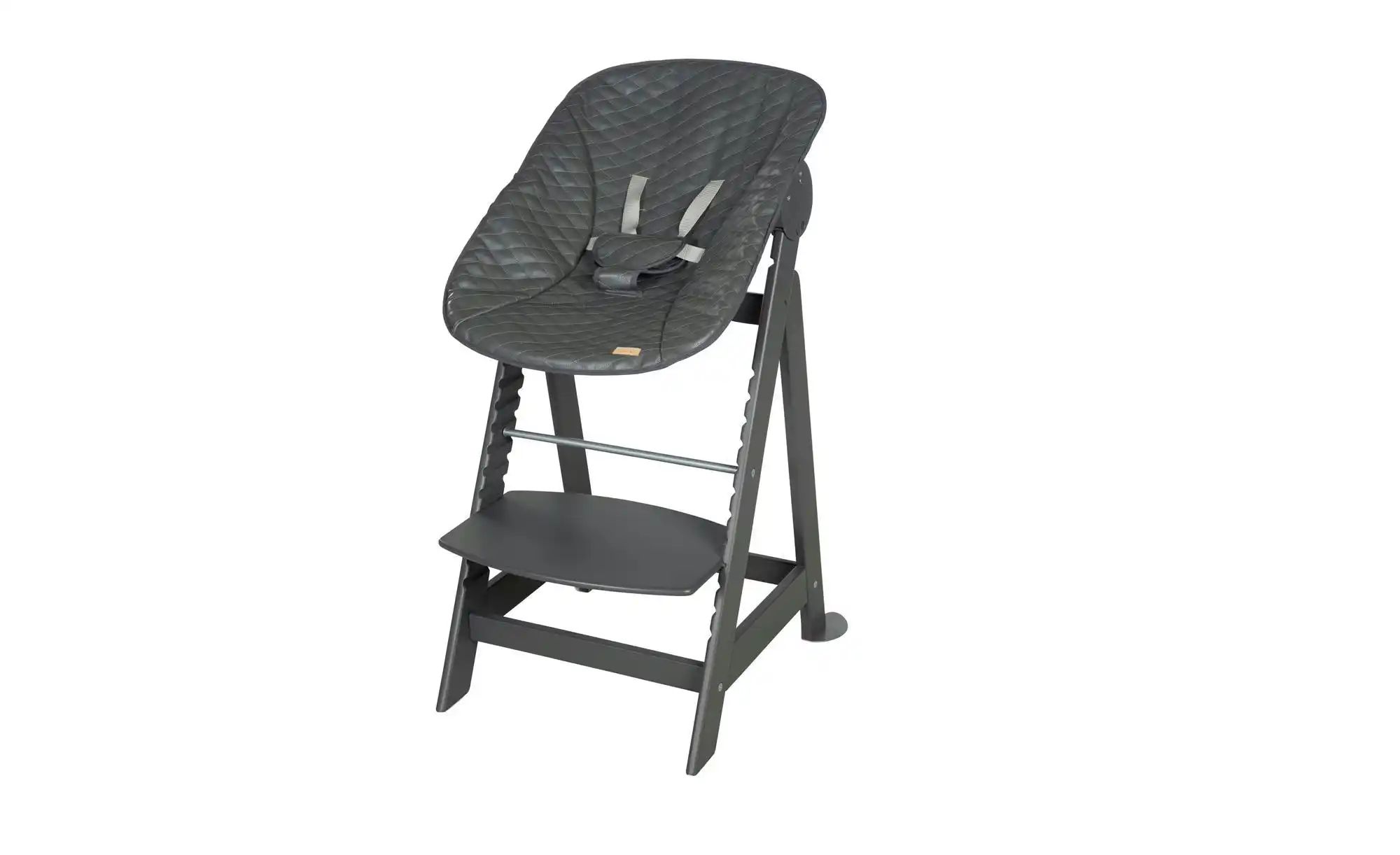 Roba Treppenhochstuhl 2in1  Born Up ¦ grau ¦ Maße (cm): B: 46 H: 94 Baby > günstig online kaufen